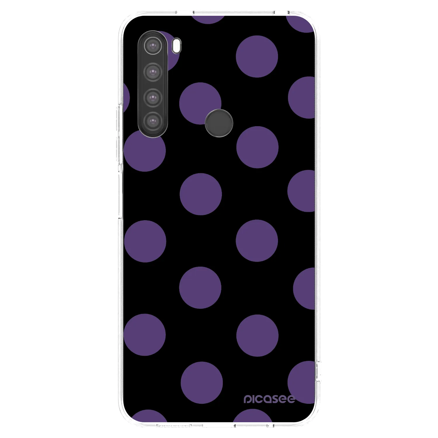 Picasee Xiaomi Redmi Note 8 Hülle - Transparentes Silikon - Big flickers
