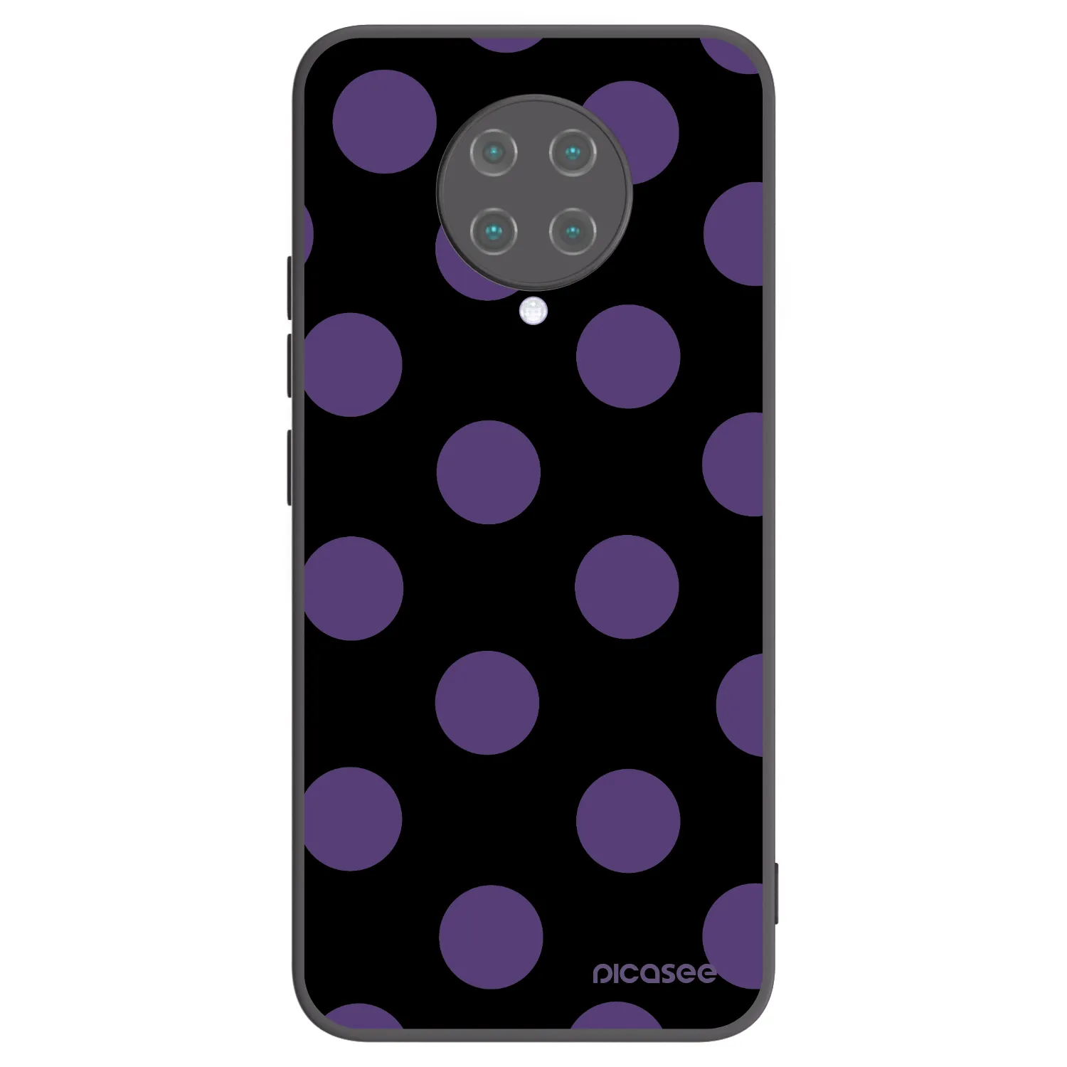 Picasee Xiaomi Poco F2 Pro Hülle - Schwarzes Silikon - Big flickers