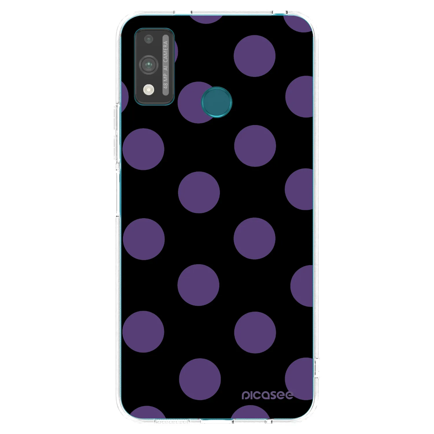Picasee Honor 9X Lite Hülle - Transparentes Silikon - Big flickers