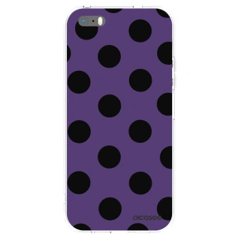 Apple iPhone 5/5S/SE Hülle - Transparentes Silikon - Big flickers 2