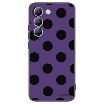 Picasee Vivo V40 SE 5G Hülle - Schwarzes Silikon - Big flickers 2