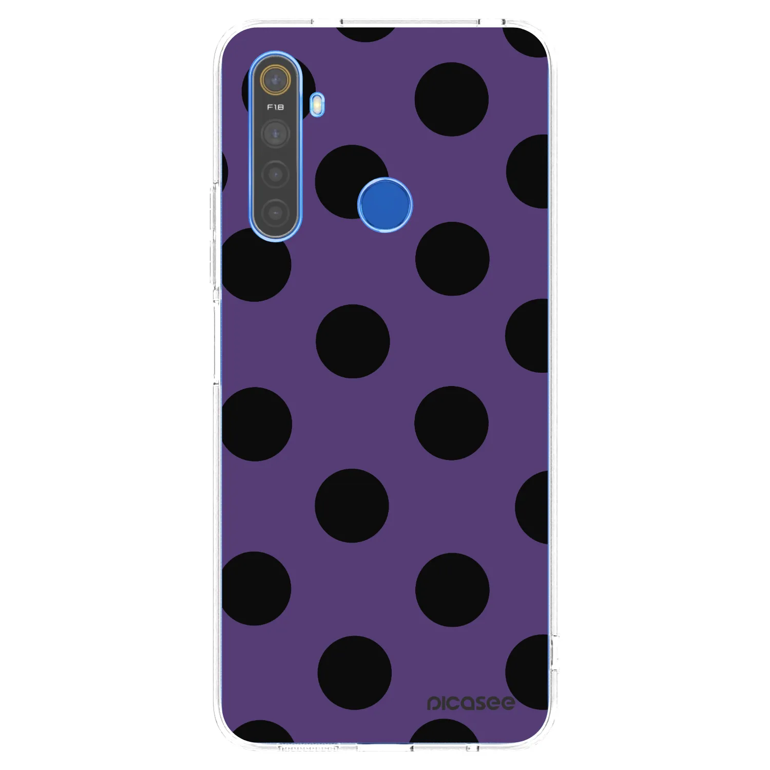 Picasee Realme 5 Hülle - Transparentes Silikon - Big flickers 2