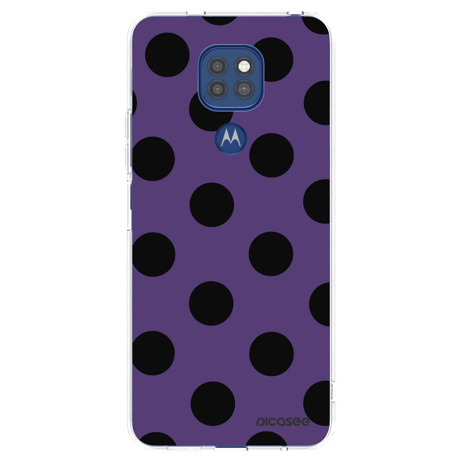 Picasee Motorola Moto G9 Play Hülle - Transparentes Silikon - Big flickers 2