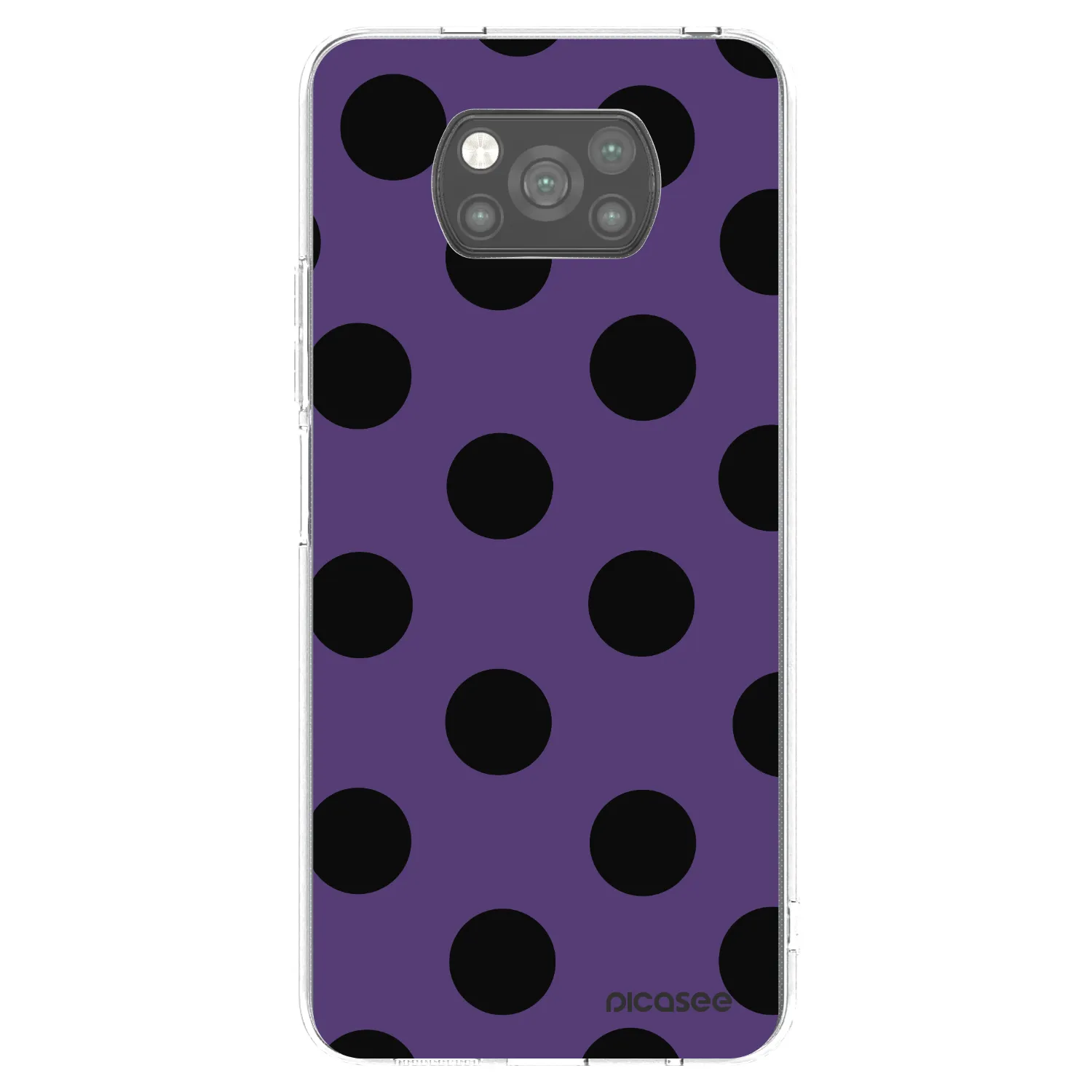 Picasee Xiaomi Poco X3 Pro Hülle - Schwarzes Silikon - Big flickers 2