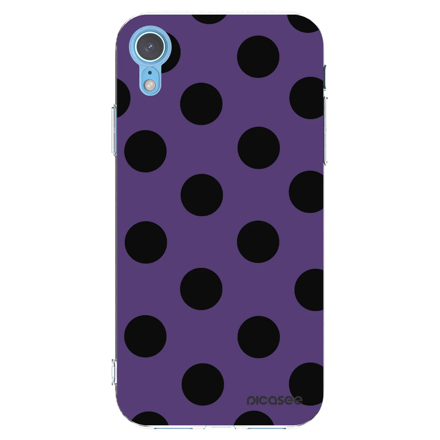 Picasee Apple iPhone XR Hülle - Transparentes Silikon - Big flickers 2
