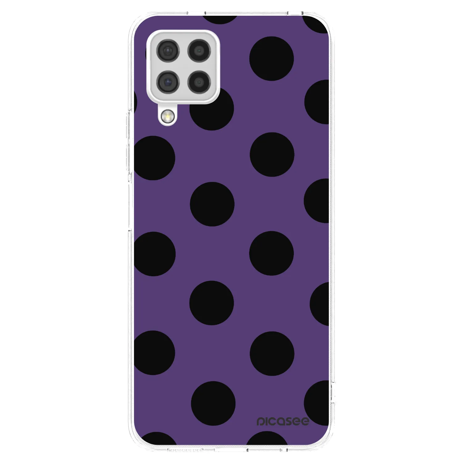 Picasee Samsung Galaxy A22 A225F 4G Hülle - Transparentes Silikon - Big flickers 2