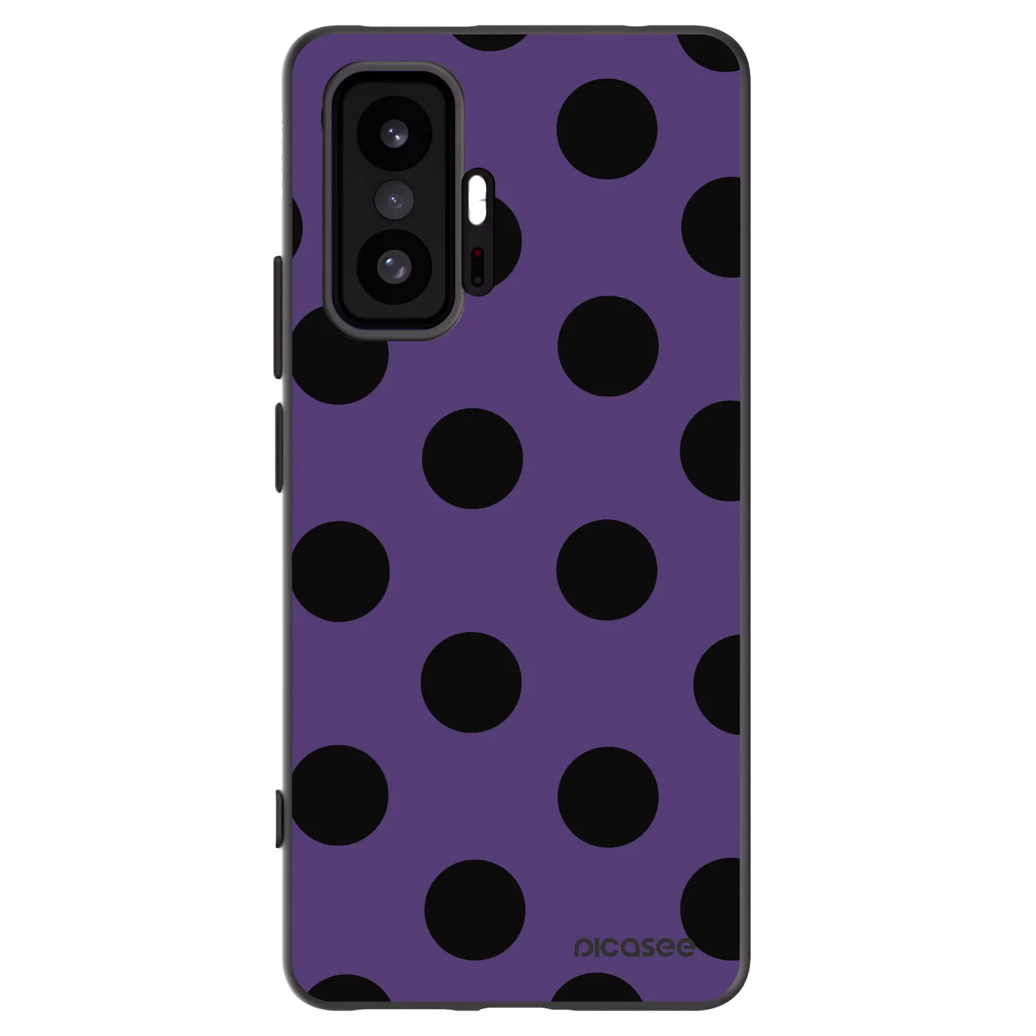 Picasee Xiaomi 11T Hülle - Schwarzes Silikon - Big flickers 2