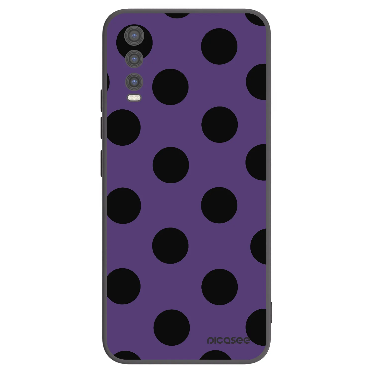 Picasee Vivo Y20s Hülle - Schwarzes Silikon - Big flickers 2