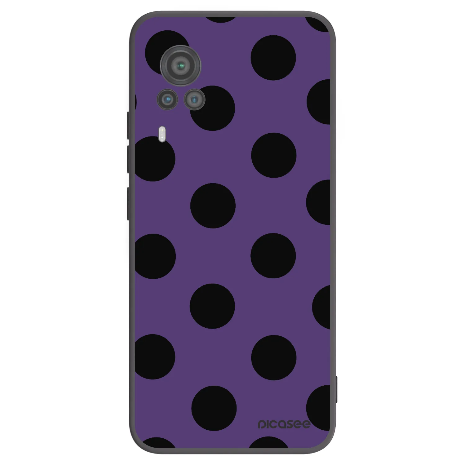 Picasee Vivo X60 Pro 5G Hülle - Schwarzes Silikon - Big flickers 2