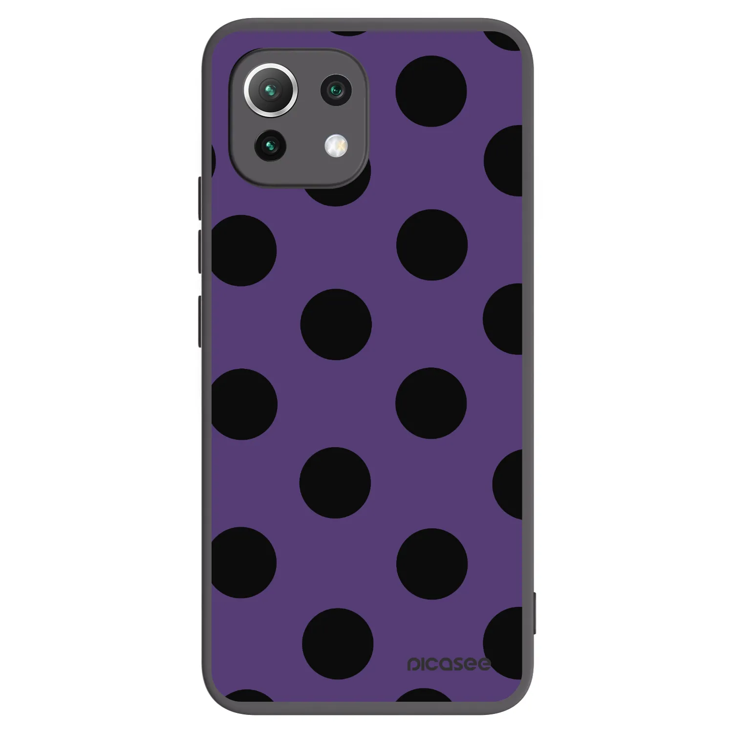 Picasee Xiaomi 11 Lite 5G NE Hülle - Schwarzes Silikon - Big flickers 2