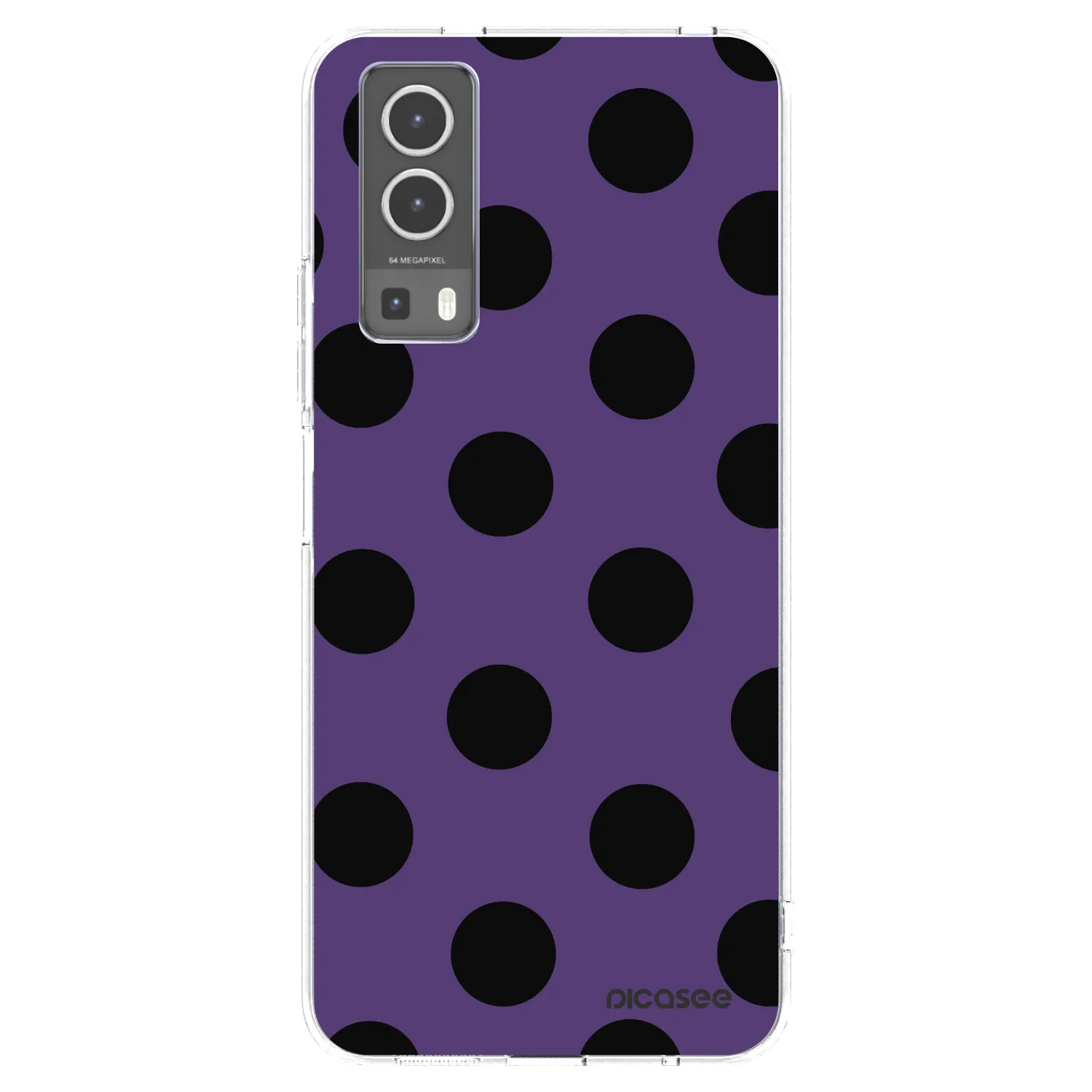 Picasee Vivo Y72 5G Hülle - Transparentes Silikon - Big flickers 2