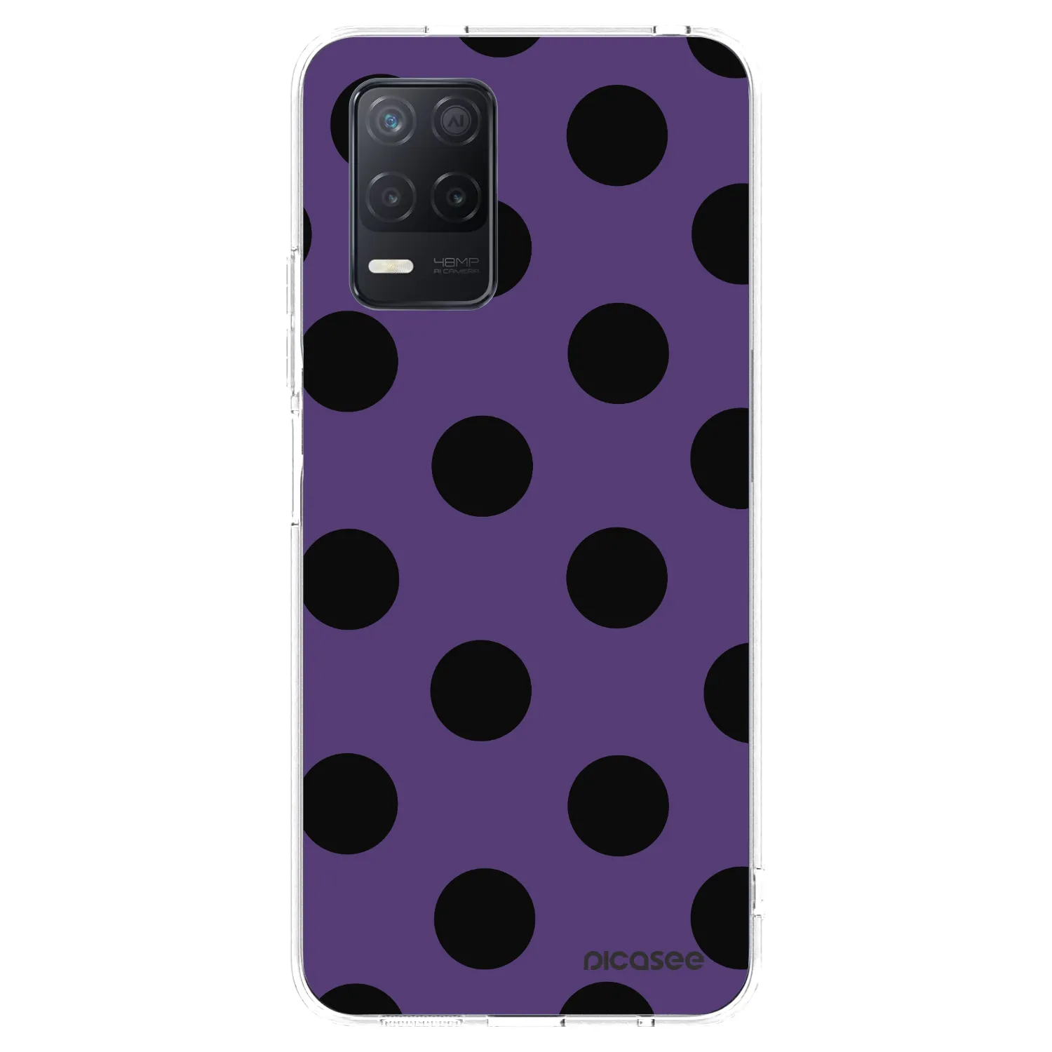 Picasee Realme 8 5G Hülle - Transparentes Silikon - Big flickers 2