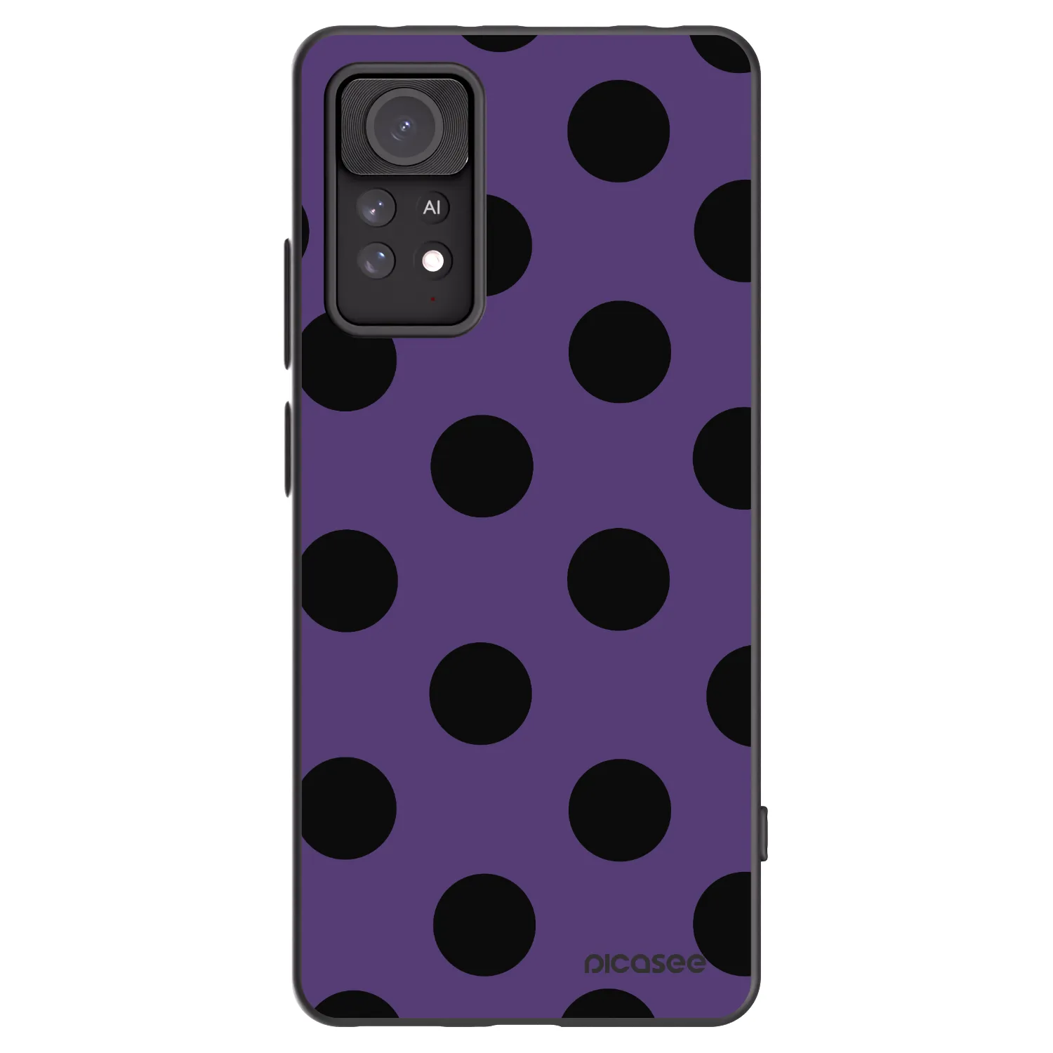 Picasee Xiaomi Redmi Note 11 Pro Hülle - Schwarzes Silikon - Big flickers 2