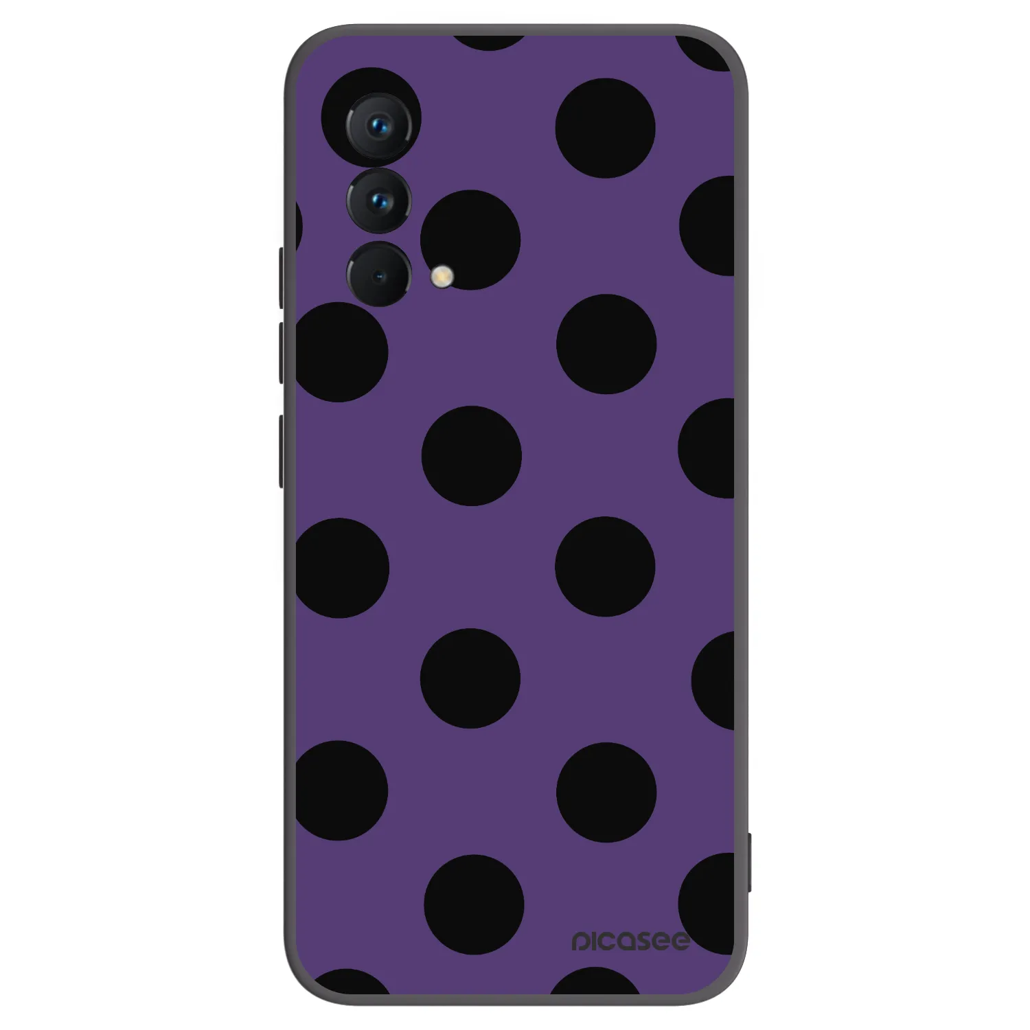 Picasee Realme GT Master Edition 5G Hülle - Schwarzes Silikon - Big flickers 2