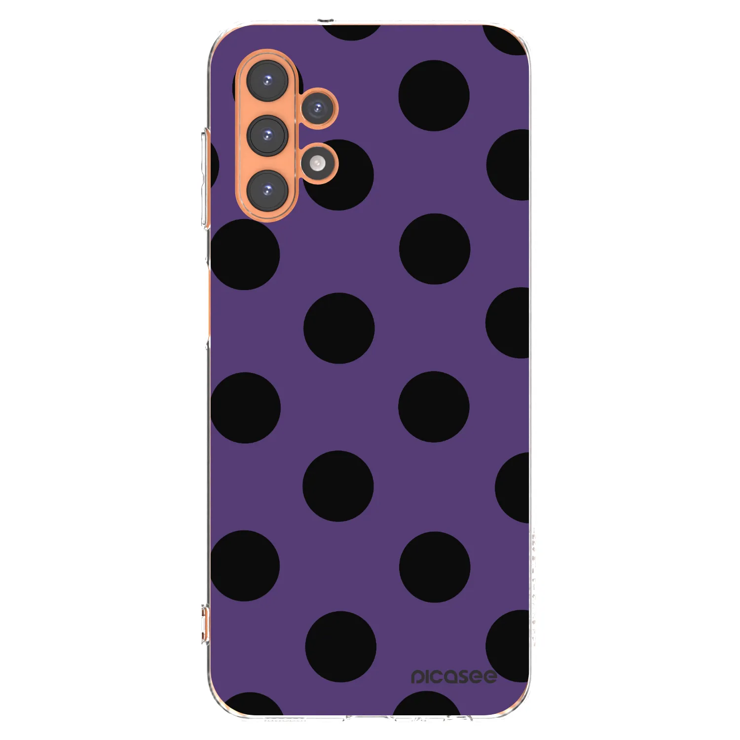 Picasee Samsung Galaxy A13 4G A135 Hülle - Transparentes Silikon - Big flickers 2