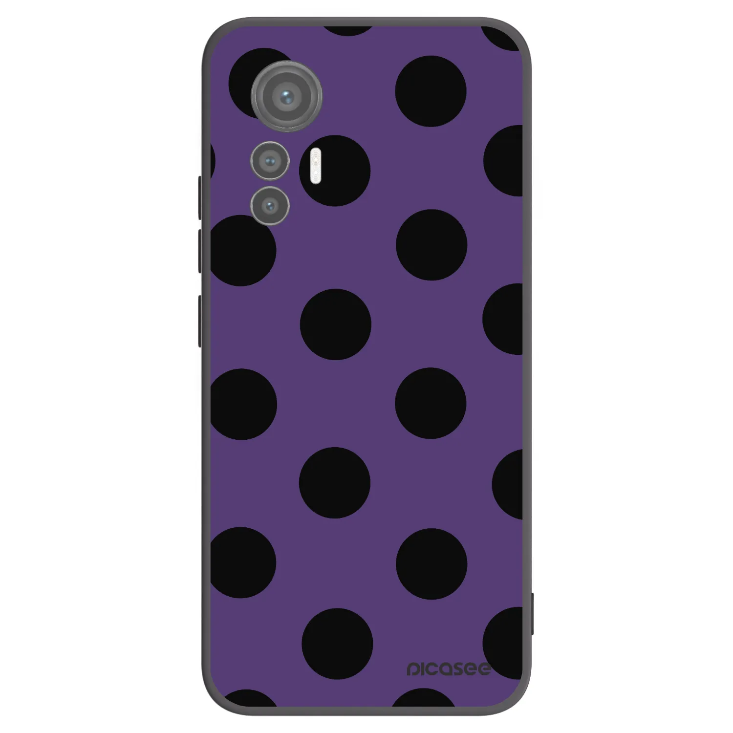 Picasee Xiaomi 12 Lite Hülle - Schwarzes Silikon - Big flickers 2