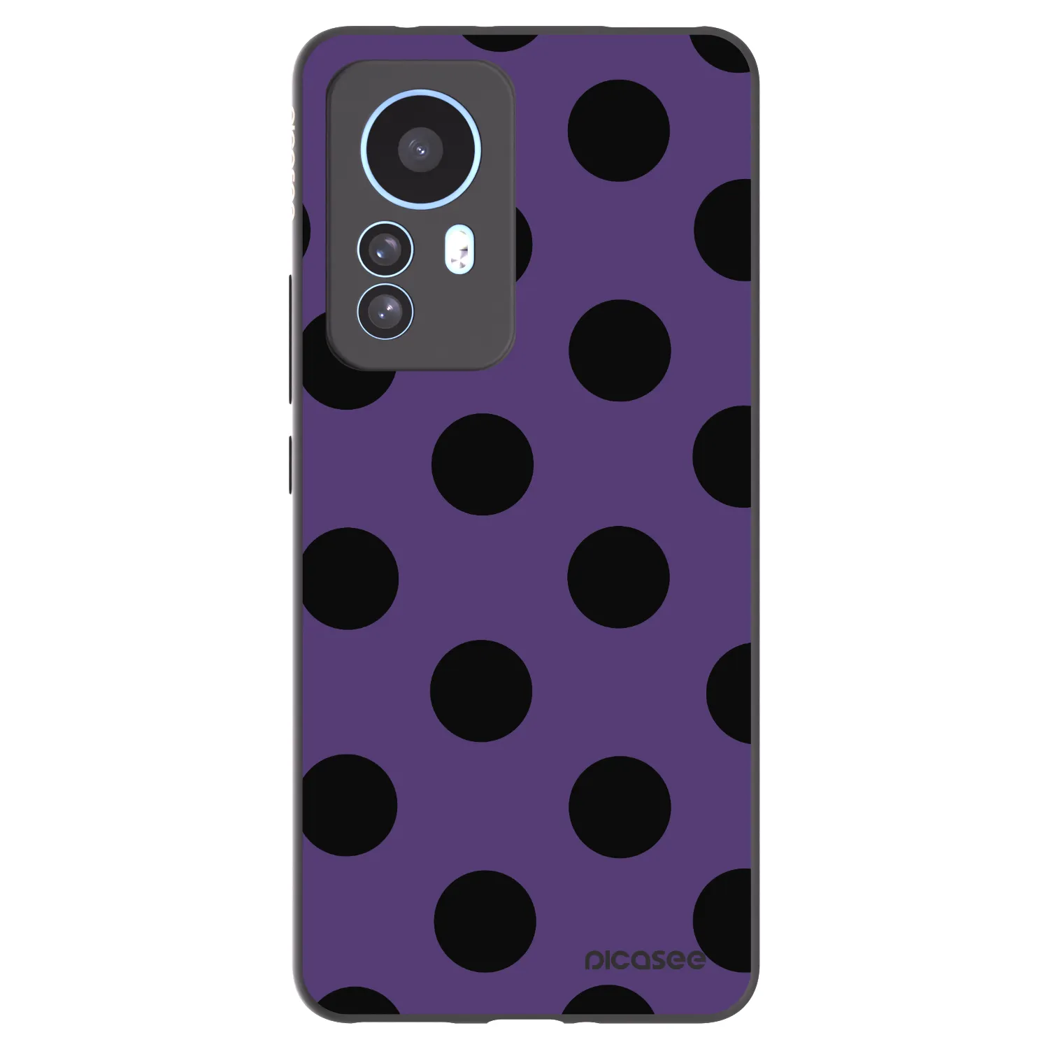 Picasee Xiaomi 12T Pro Hülle - Schwarzes Silikon - Big flickers 2