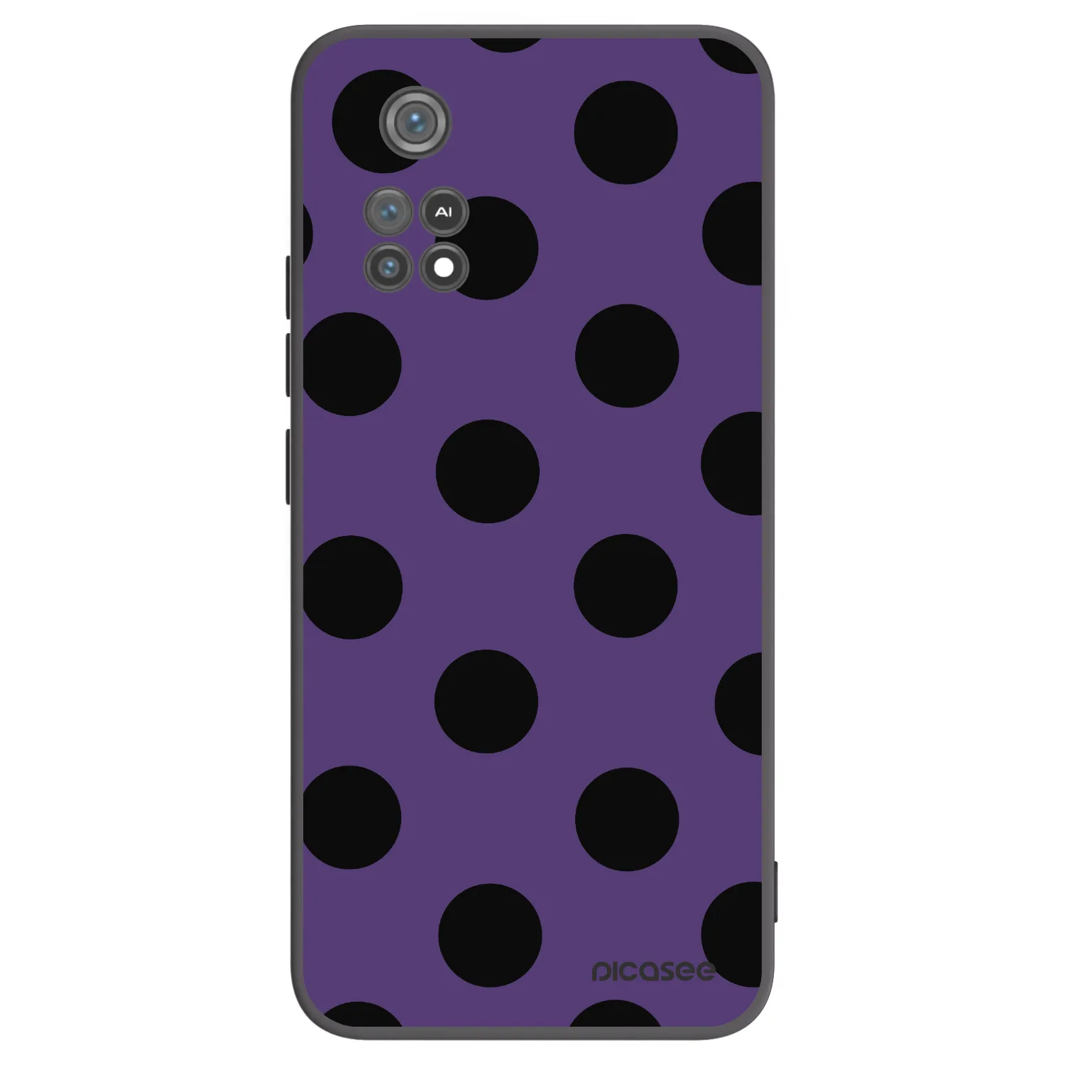 Picasee Xiaomi Poco M4 Pro Hülle - Schwarzes Silikon - Big flickers 2
