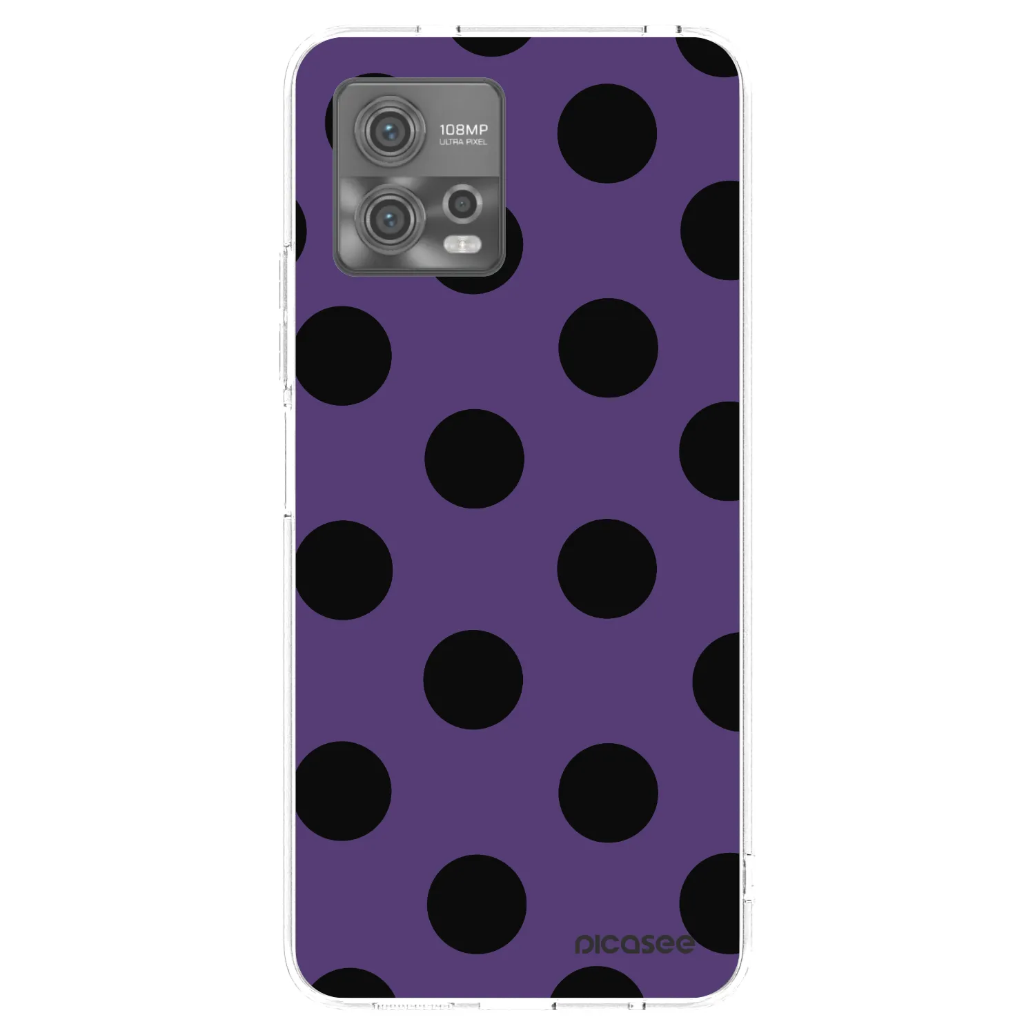 Picasee Motorola Moto G72 Hülle - Transparentes Silikon - Big flickers 2