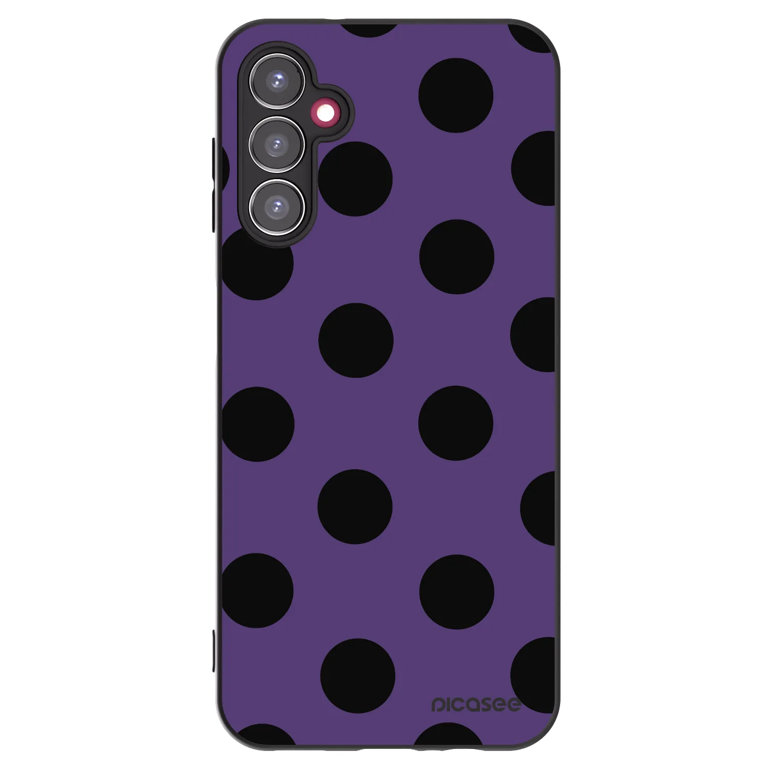 Picasee Samsung Galaxy A14 5G A146P Hülle - Schwarzes Silikon - Big flickers 2