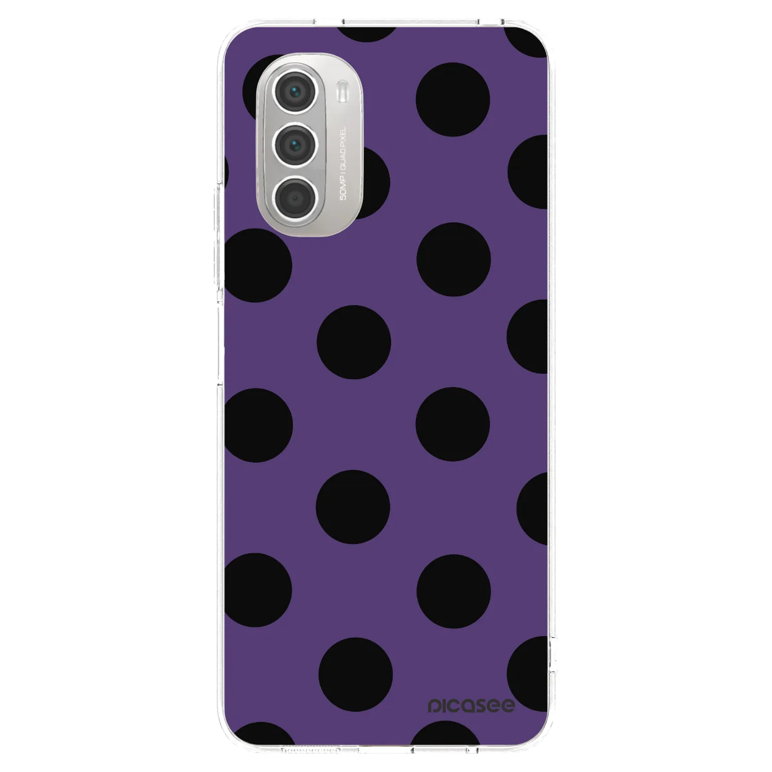 Picasee Motorola Moto G51 Hülle - Transparentes Silikon - Big flickers 2