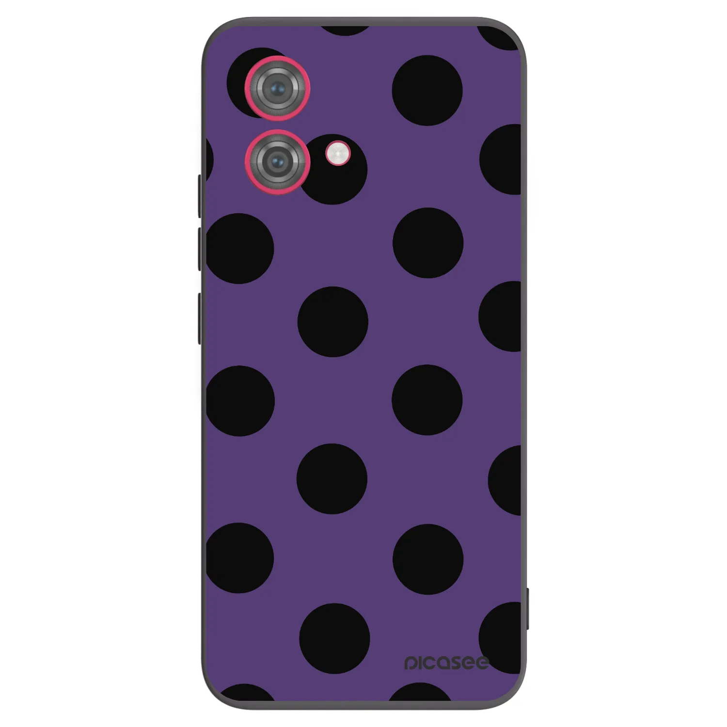 Picasee Motorola Moto G84 5G Hülle - Schwarzes Silikon - Big flickers 2