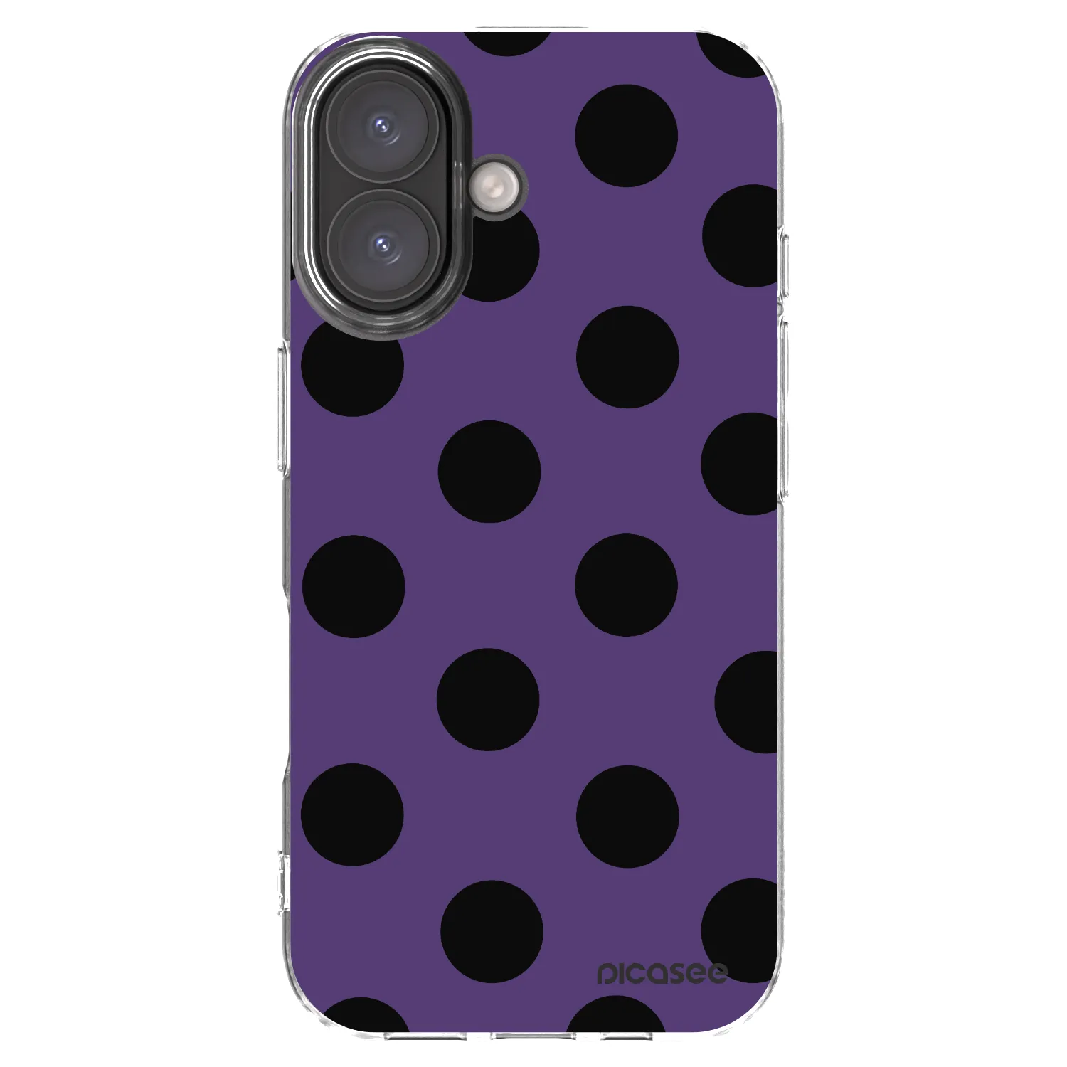 Picasee Apple iPhone 16 Hülle - Transparentes Silikon - Big flickers 2
