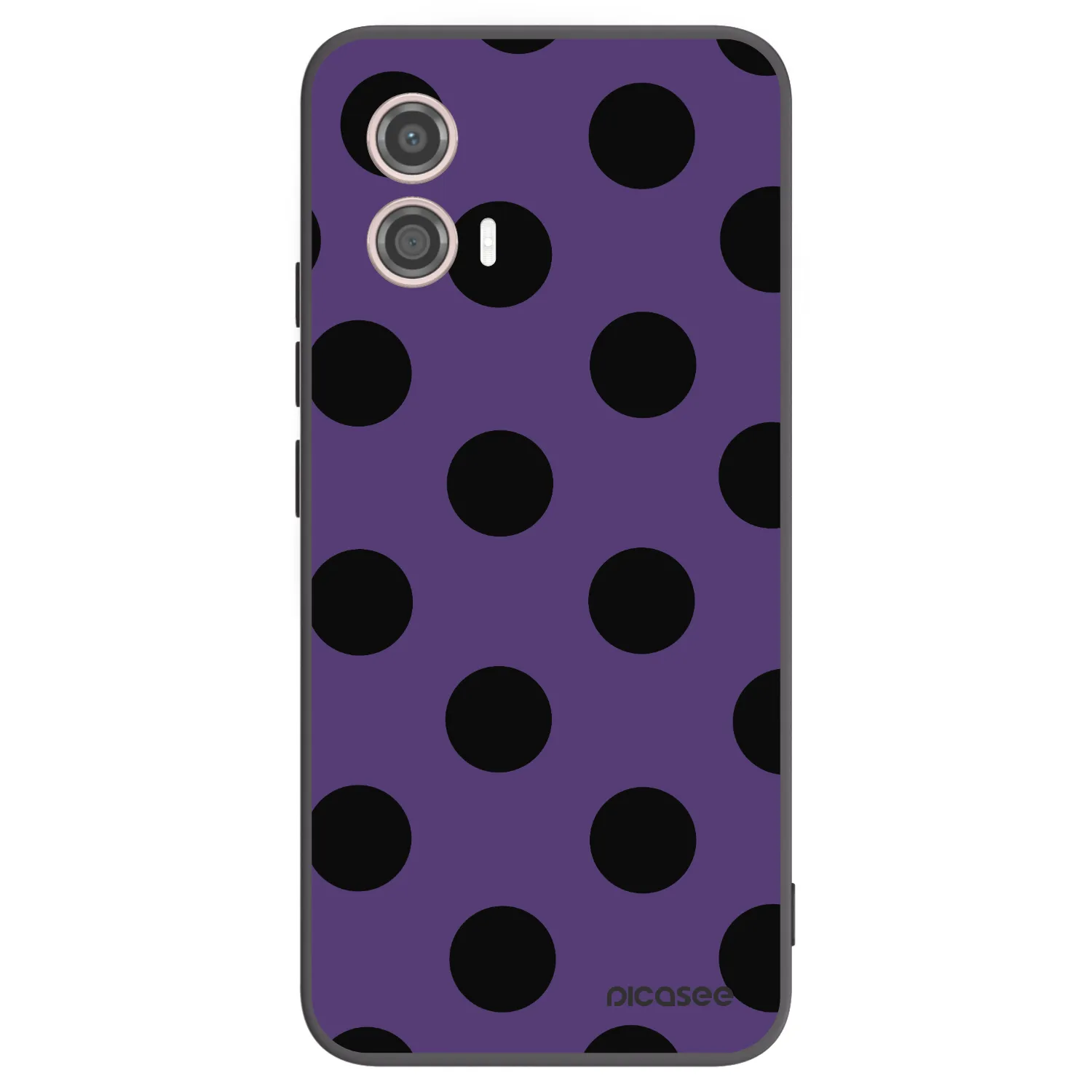 Picasee Motorola Moto G53 5G Hülle - Schwarzes Silikon - Big flickers 2