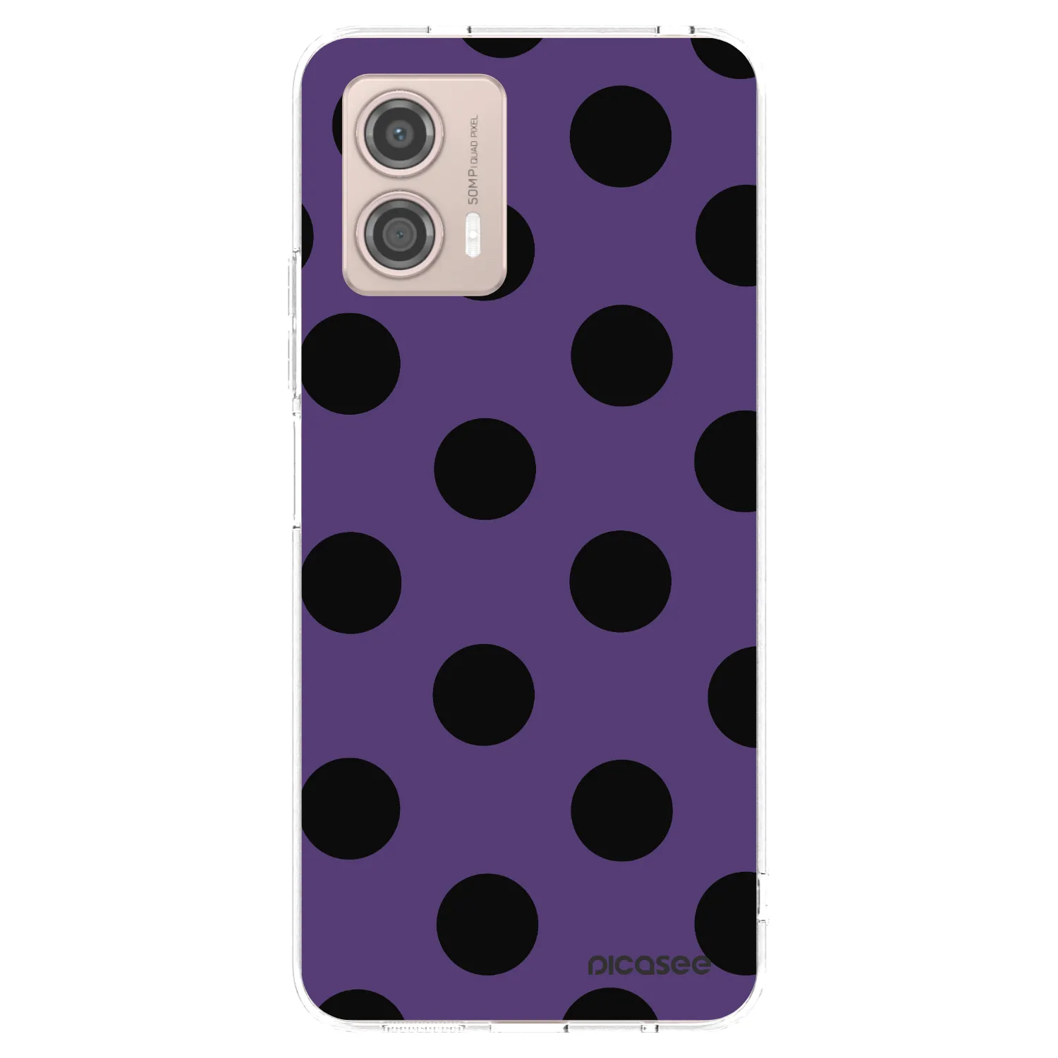 Picasee Motorola Moto G53 5G Hülle - Transparentes Silikon - Big flickers 2