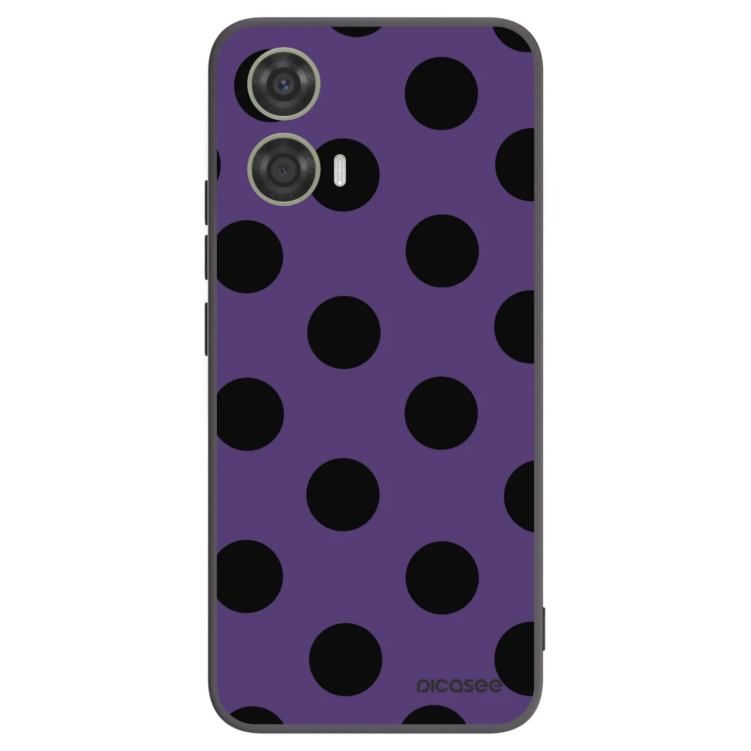 Picasee Motorola Moto G24 Hülle - Schwarzes Silikon - Big flickers 2