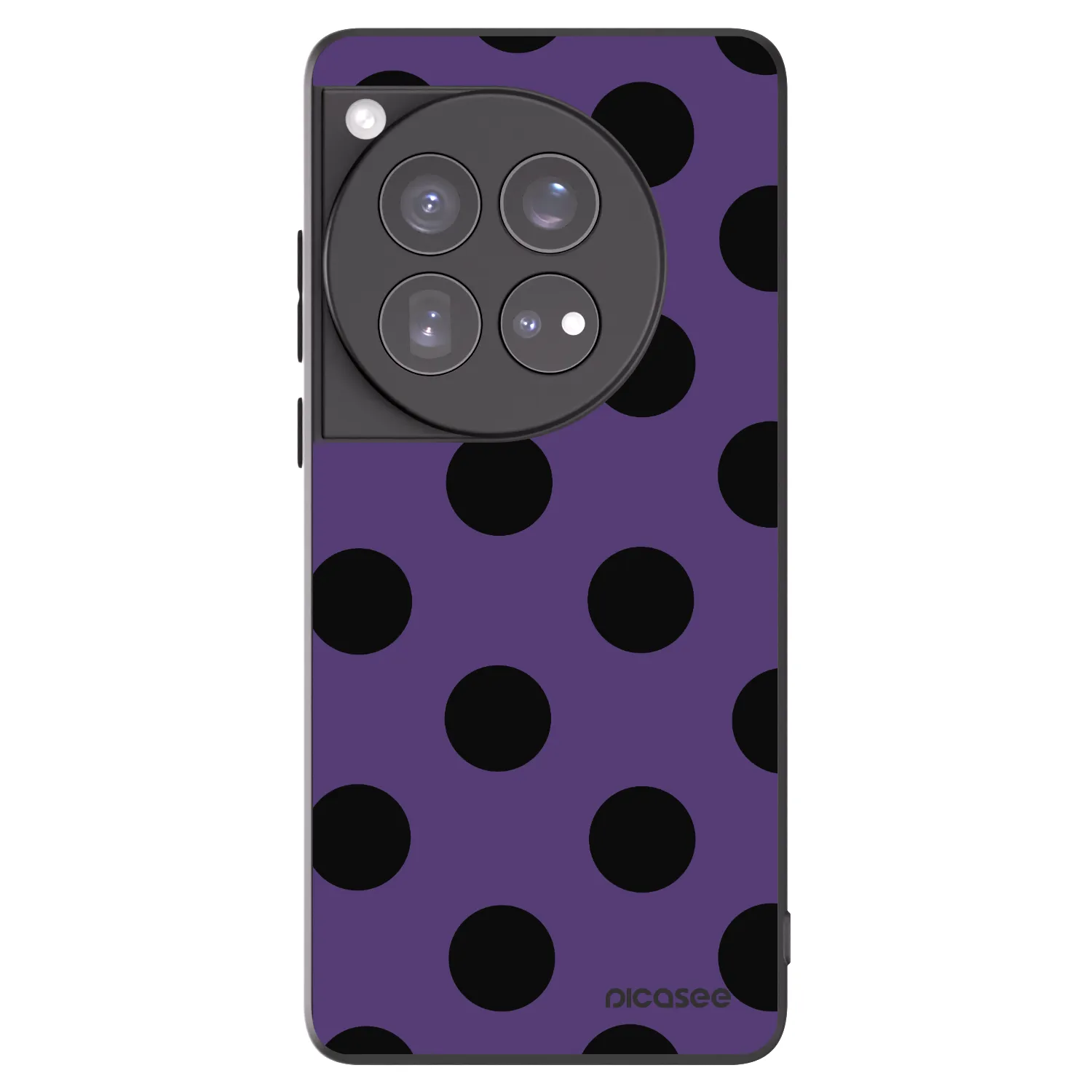 Picasee OnePlus 12 5G Hülle - Schwarzes Silikon - Big flickers 2