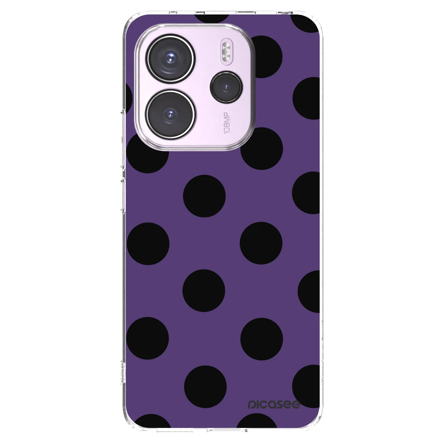 Picasee Xiaomi Redmi Note 14 4G Hülle - Transparentes Silikon - Big flickers 2