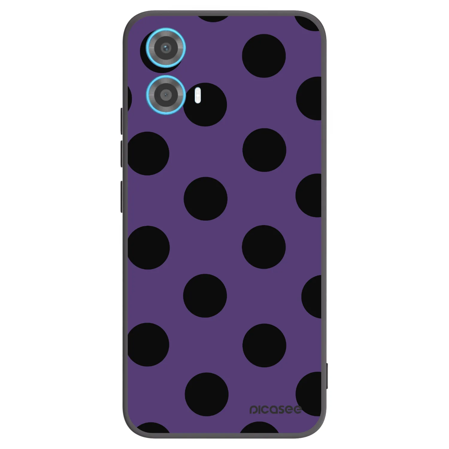 Picasee Motorola Moto G34 5G Hülle - Schwarzes Silikon - Big flickers 2