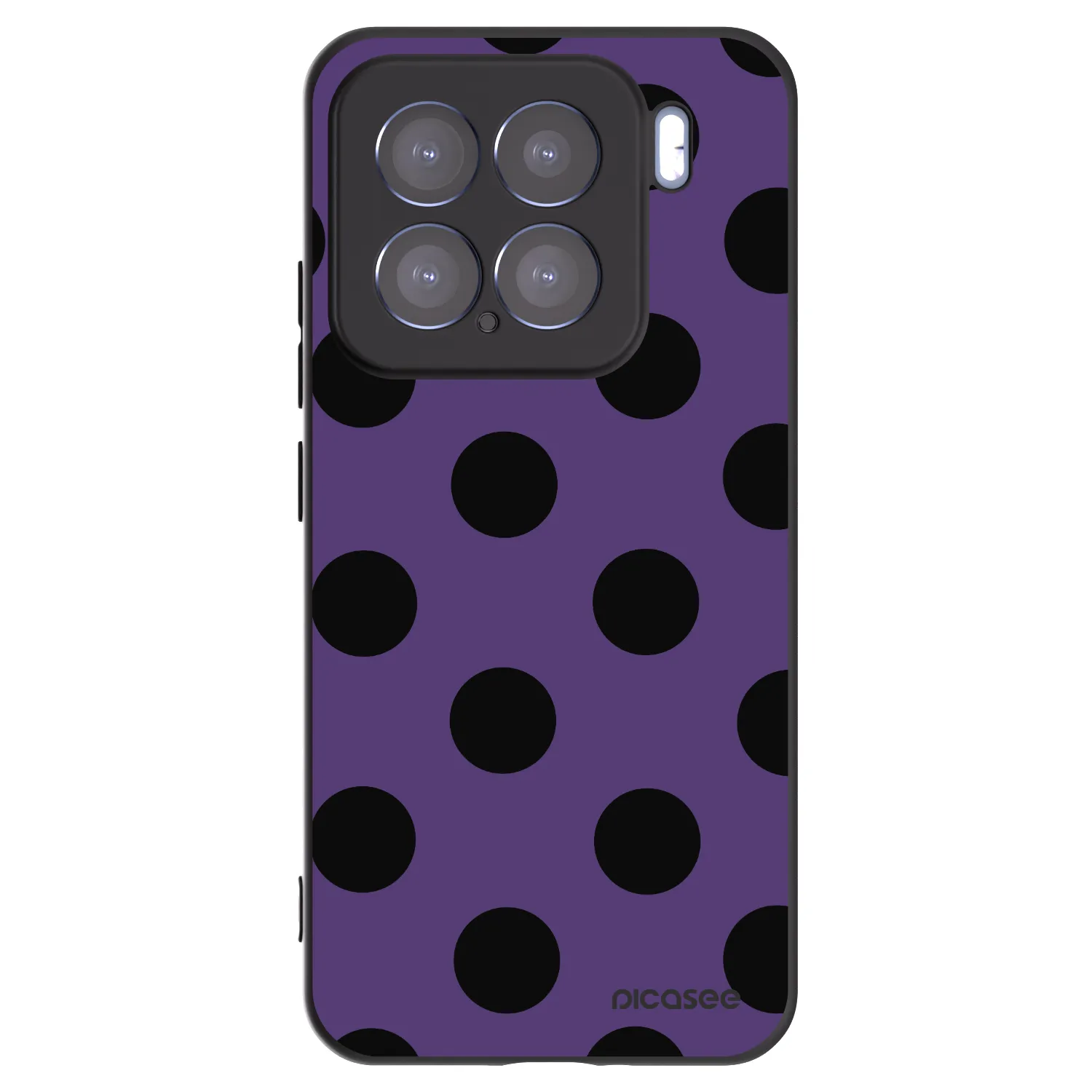 Picasee Xiaomi 15 Hülle - Schwarzes Silikon - Big flickers 2