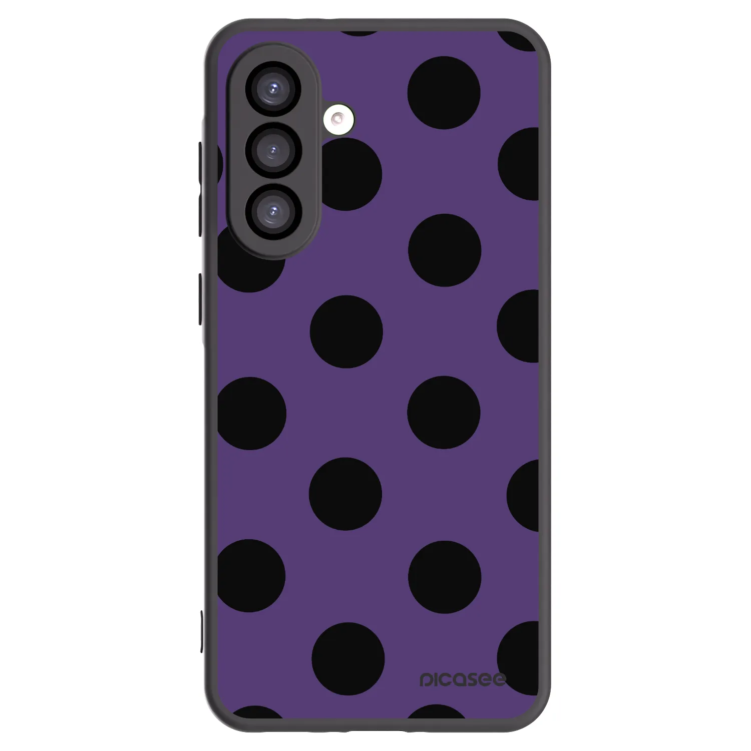 Picasee Samsung Galaxy A26 5G A266B Hülle - Schwarzes Silikon - Big flickers 2