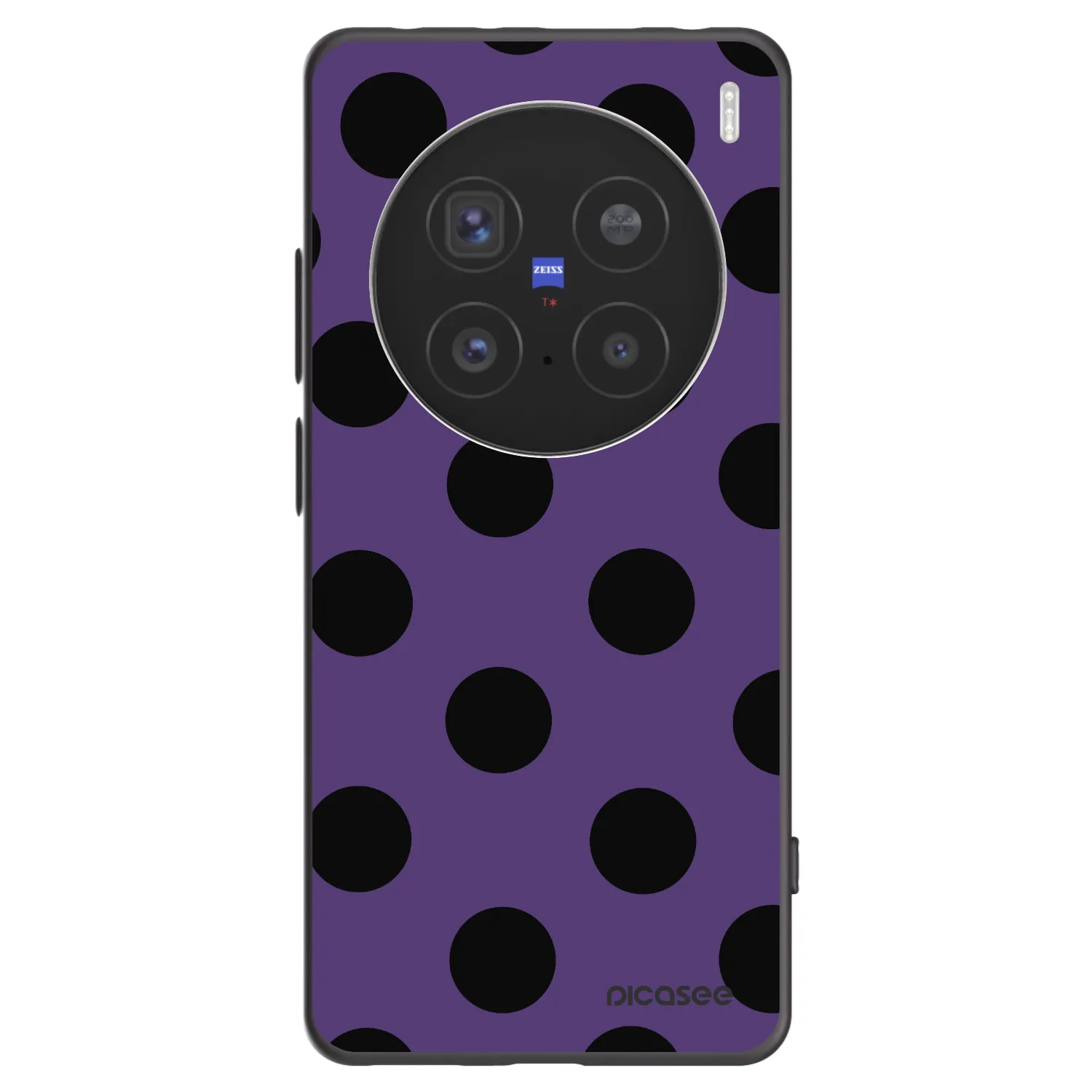 Picasee Vivo X200 Pro Hülle - Schwarzes Silikon - Big flickers 2