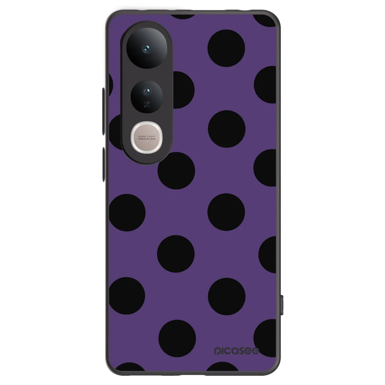 Picasee Vivo V50 Lite 5G Hülle - Schwarzes Silikon - Big flickers 2