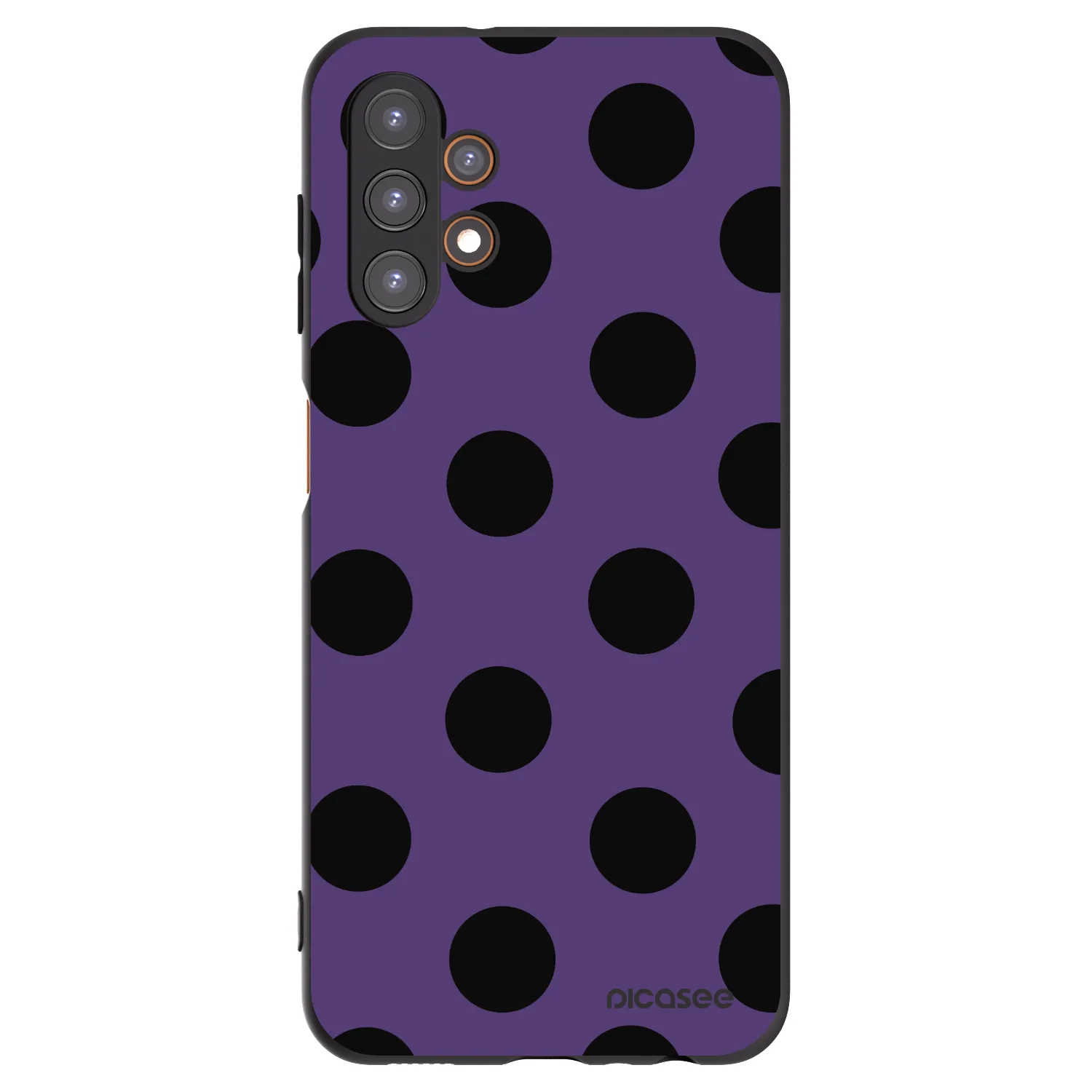 Picasee Samsung Galaxy A13 5G Hülle - Schwarzes Silikon - Big flickers 2