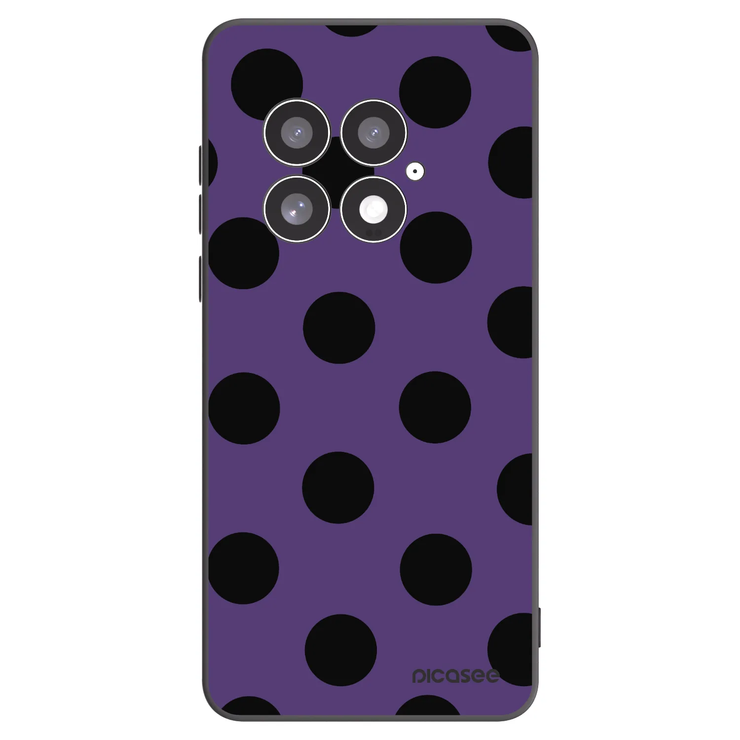 Picasee OnePlus 13 5G Hülle - Schwarzes Silikon - Big flickers 2