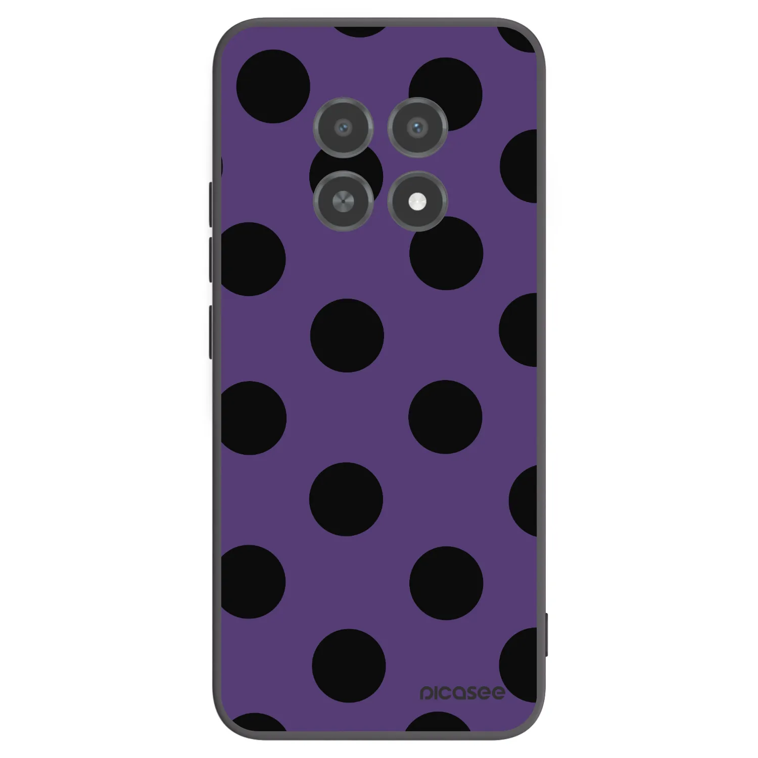 Picasee Realme 12X Hülle - Schwarzes Silikon - Big flickers 2
