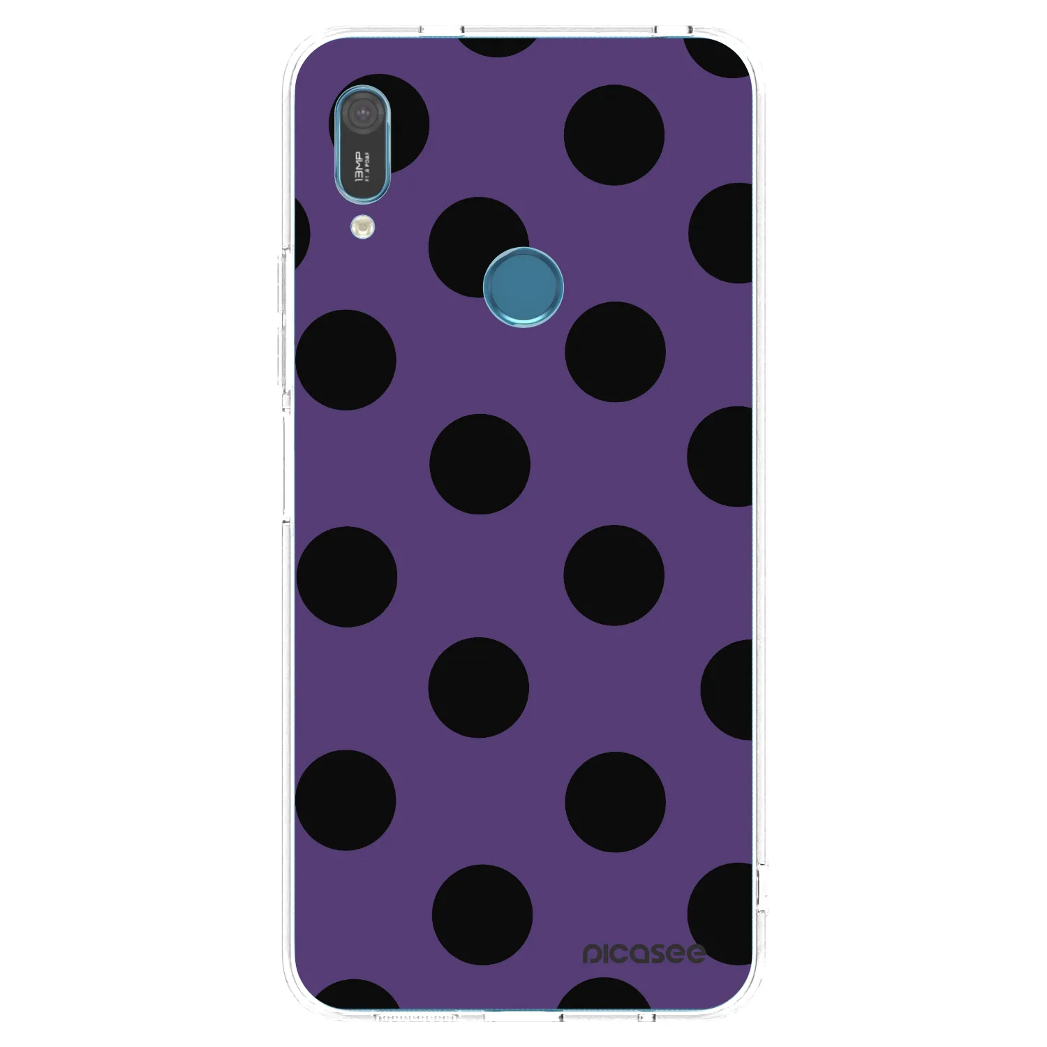 Picasee Huawei Y6 2019 Hülle - Transparentes Silikon - Big flickers 2