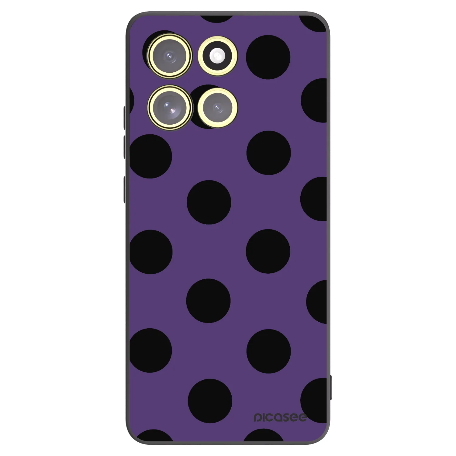 Picasee Motorola Moto G86 5G Hülle - Schwarzes Silikon - Big flickers 2