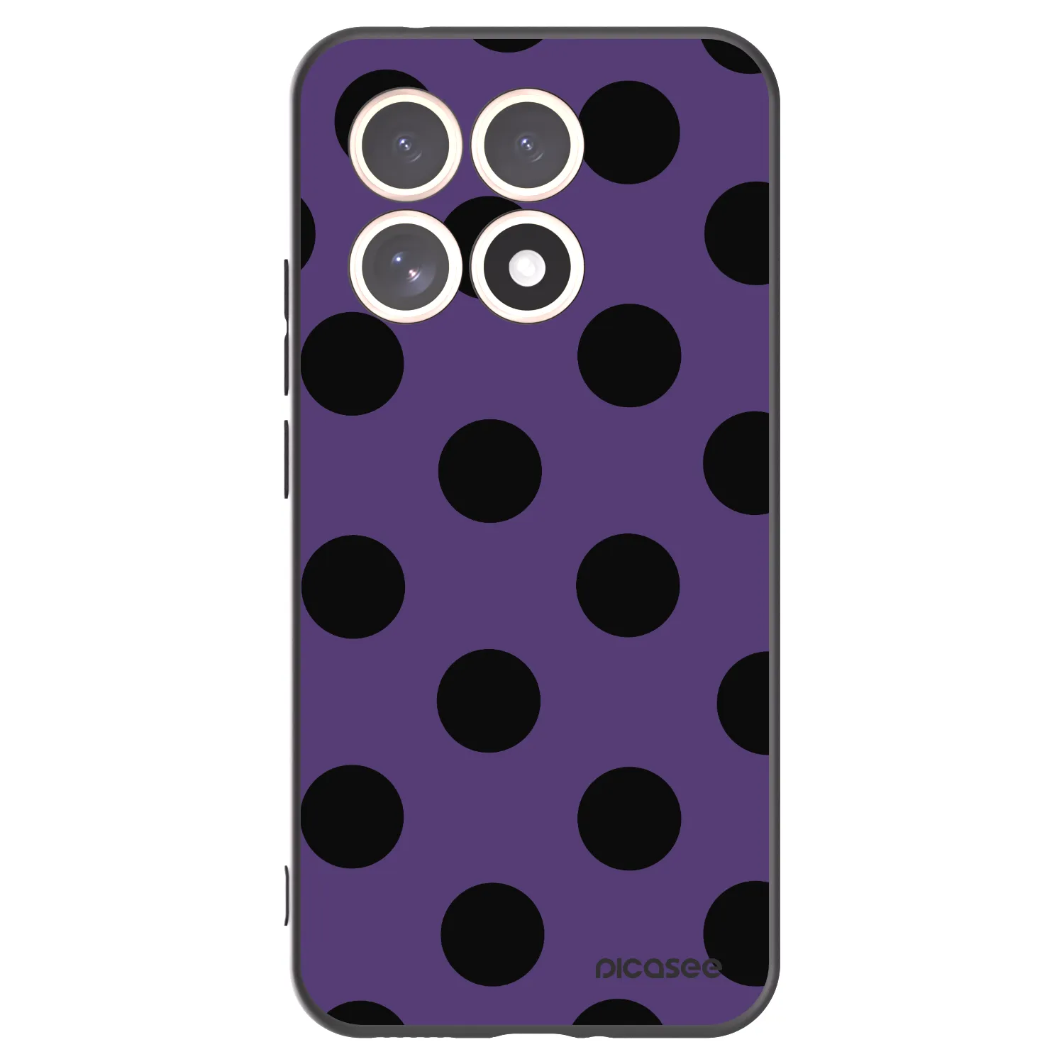 Picasee Xiaomi 15T Hülle - Schwarzes Silikon - Big flickers 2