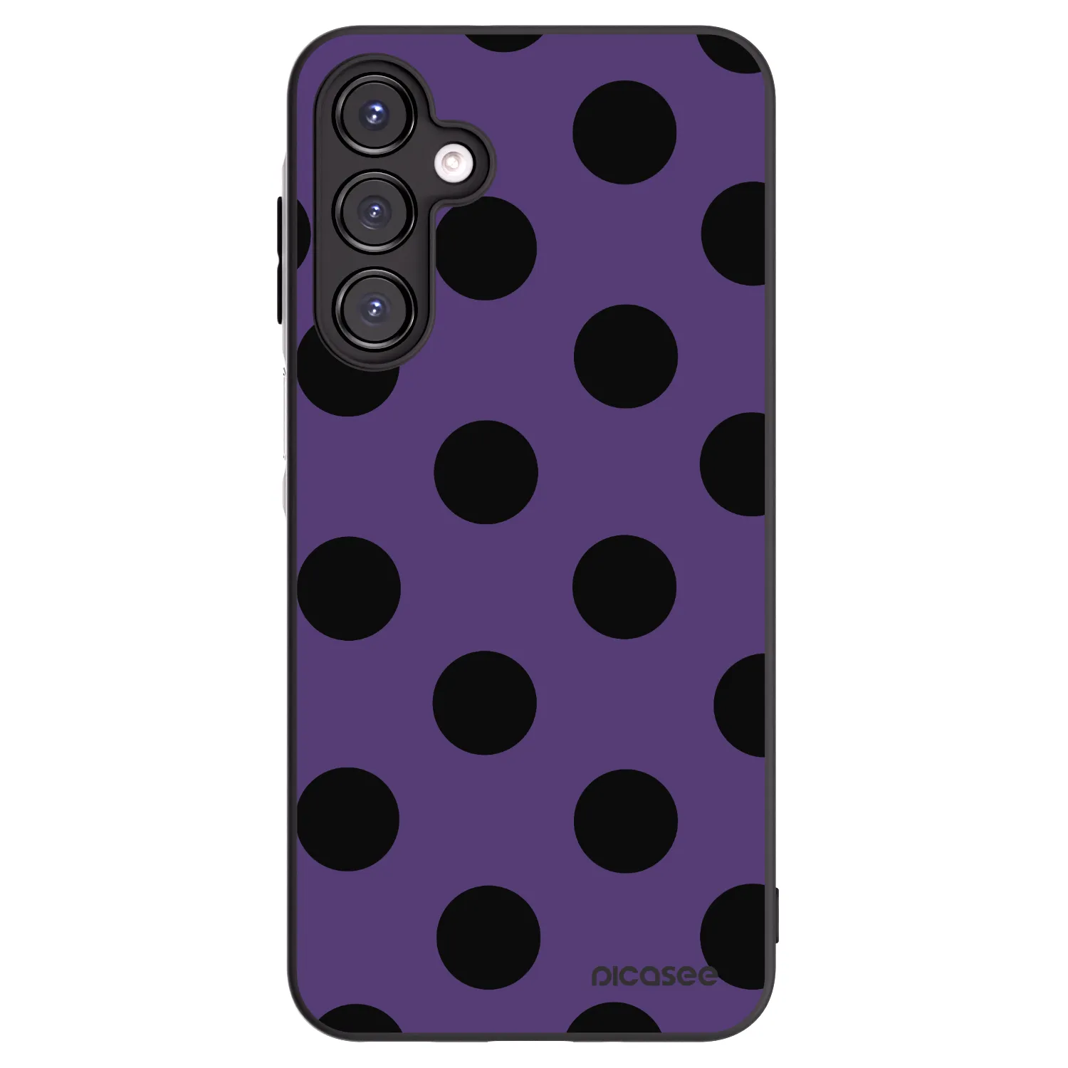 Picasee Samsung Galaxy A16 4G Hülle - Schwarzes Silikon - Big flickers 2