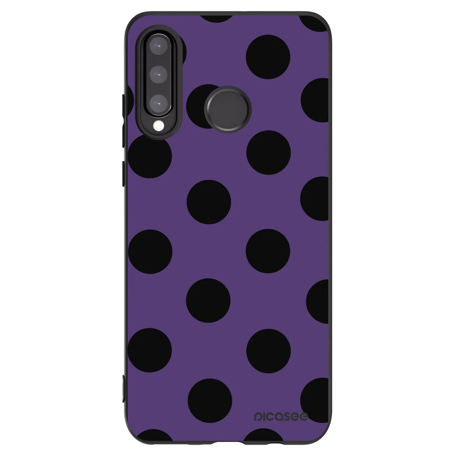 Picasee Huawei P30 Lite Hülle - Schwarzes Silikon - Big flickers 2