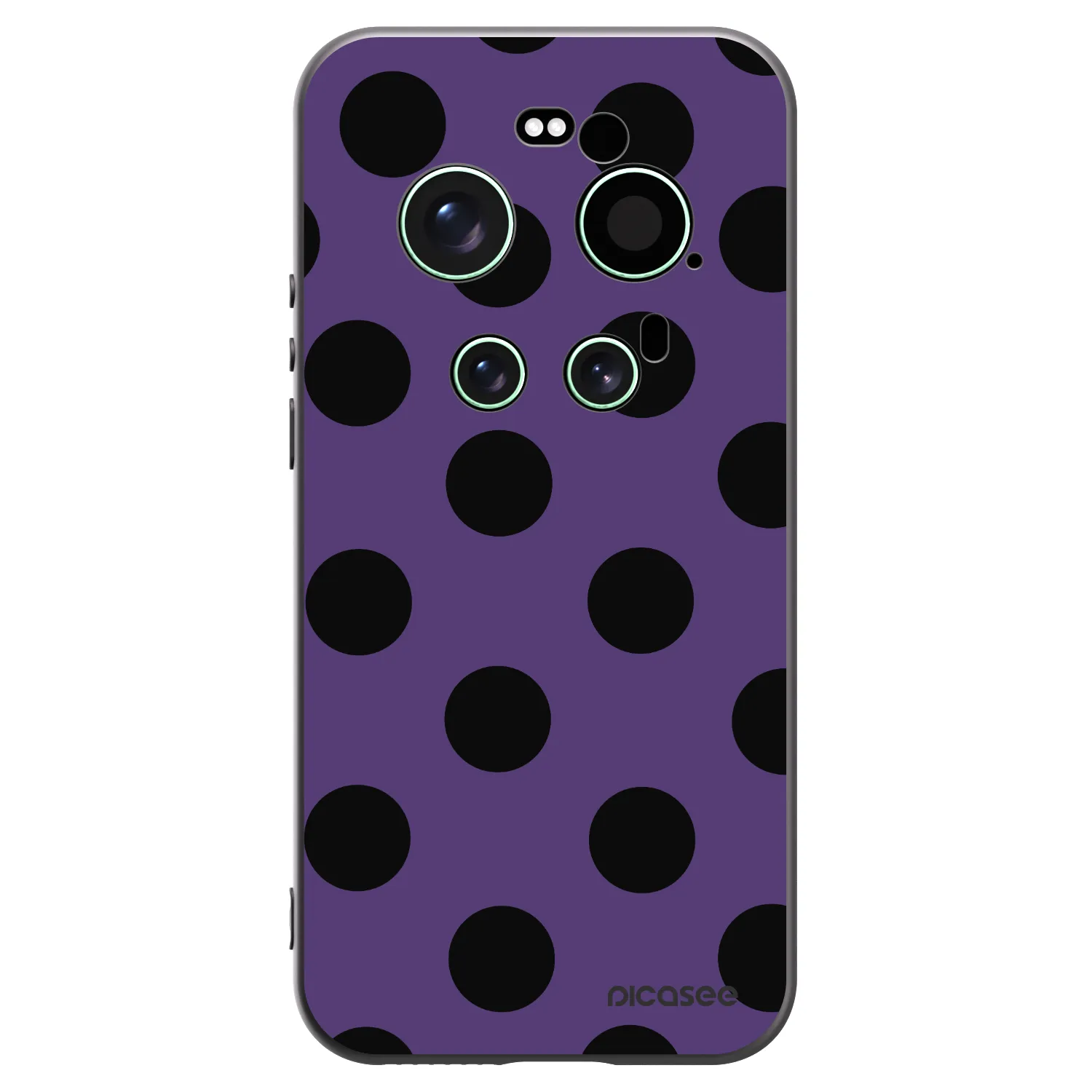 Picasee Xiaomi 17 Ultra Hülle - Schwarzes Silikon - Big flickers 2