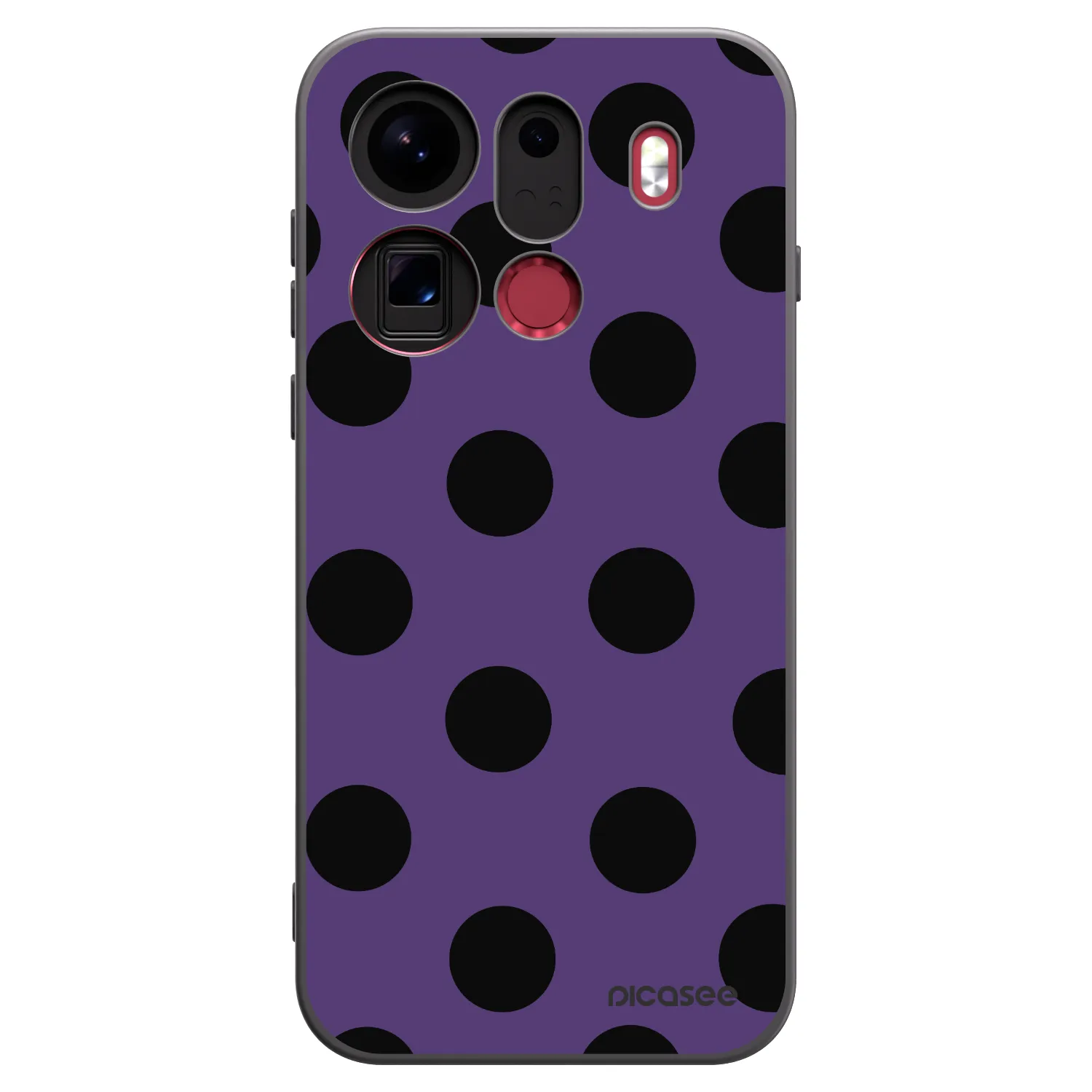 Picasee OPPO Find X9 Pro Hülle - Schwarzes Silikon - Big flickers 2