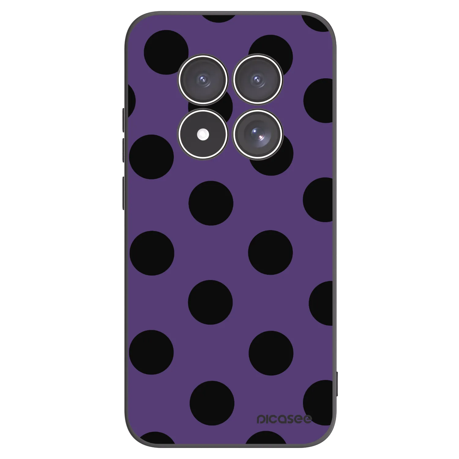 Picasee Xiaomi Redmi Note 15 Pro 5G Hülle - Schwarzes Silikon - Big flickers 2