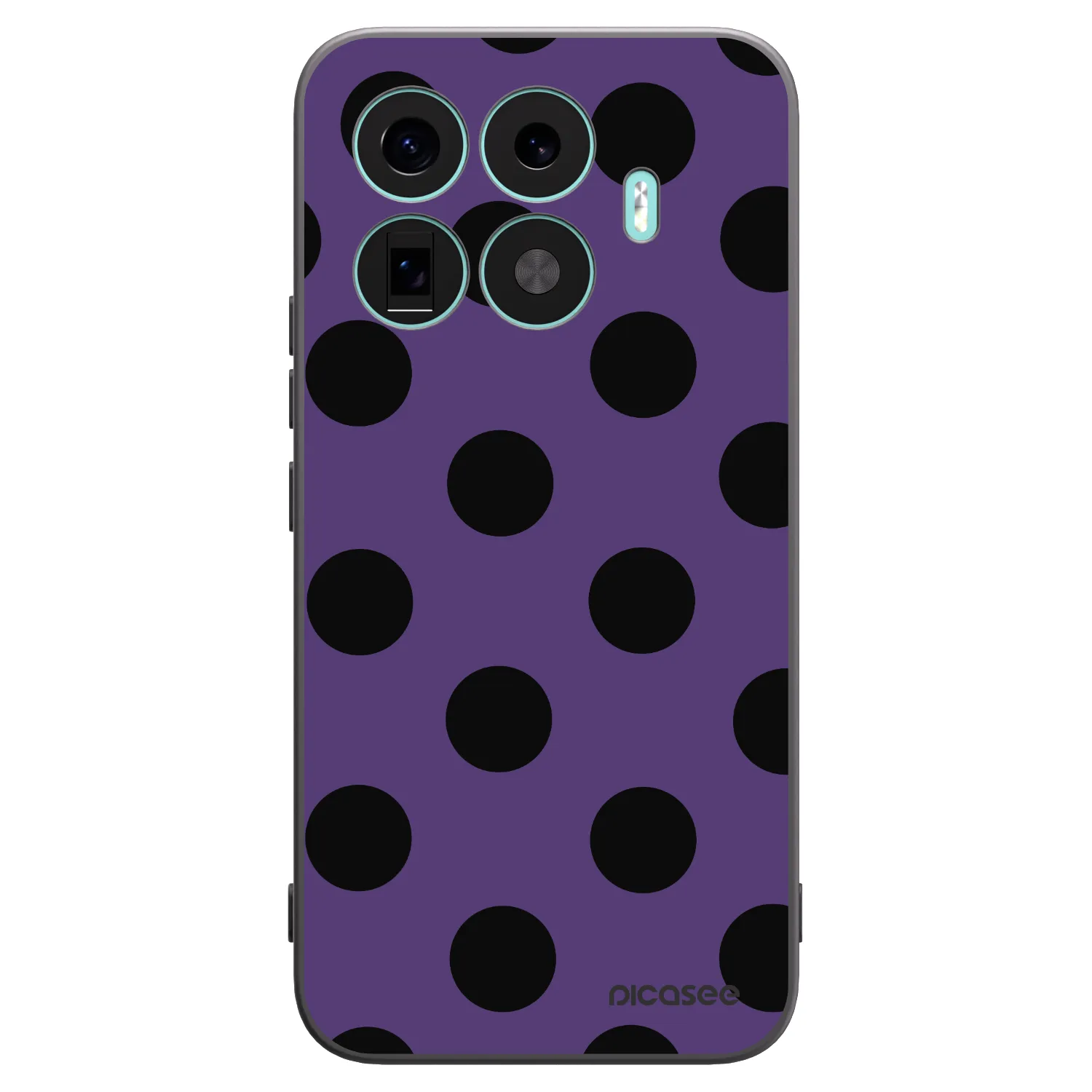 Picasee Xiaomi 17T Pro Hülle - Schwarzes Silikon - Big flickers 2