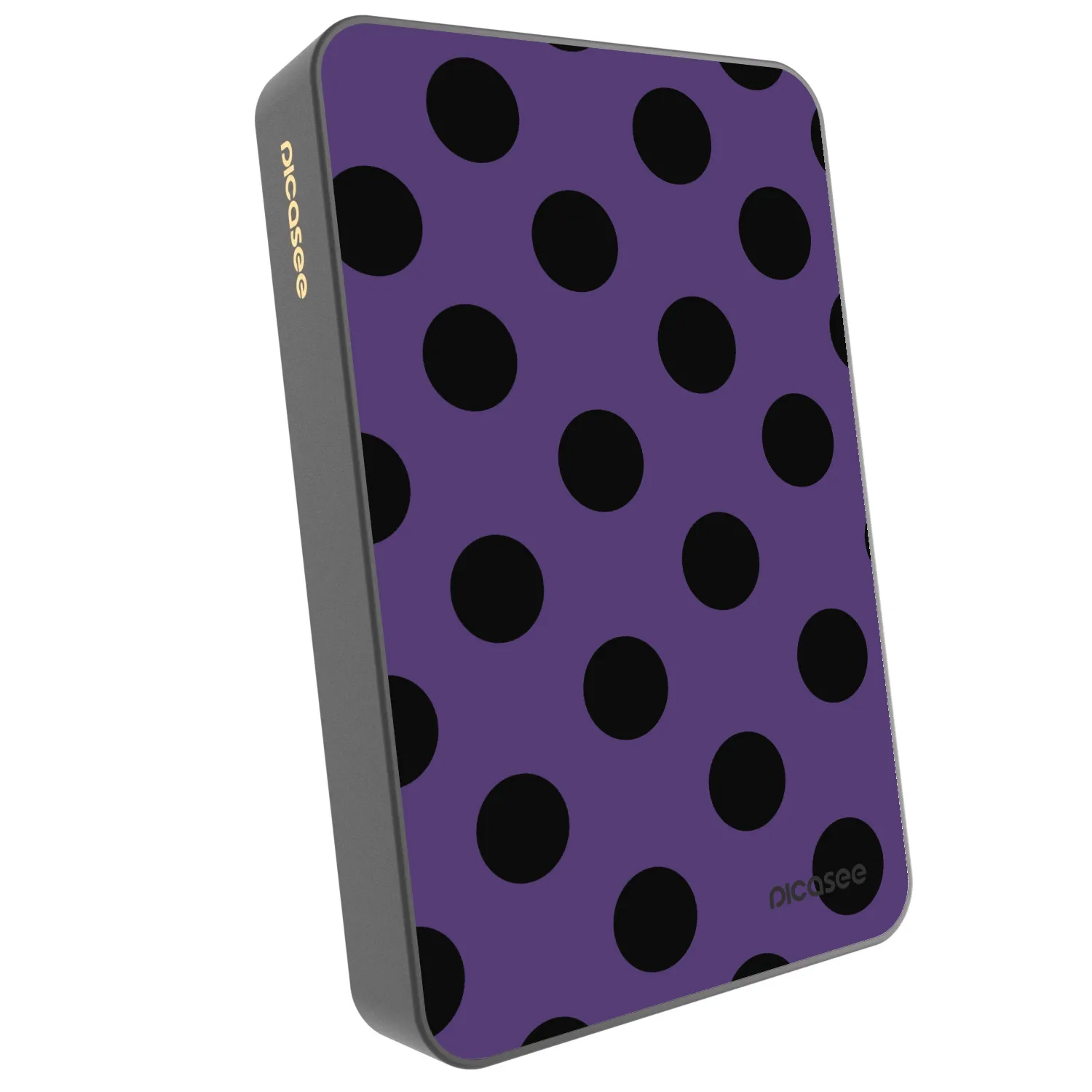 Picasee Powerbank mit MagSafe 10 000 mAh Grau - Big flickers 2